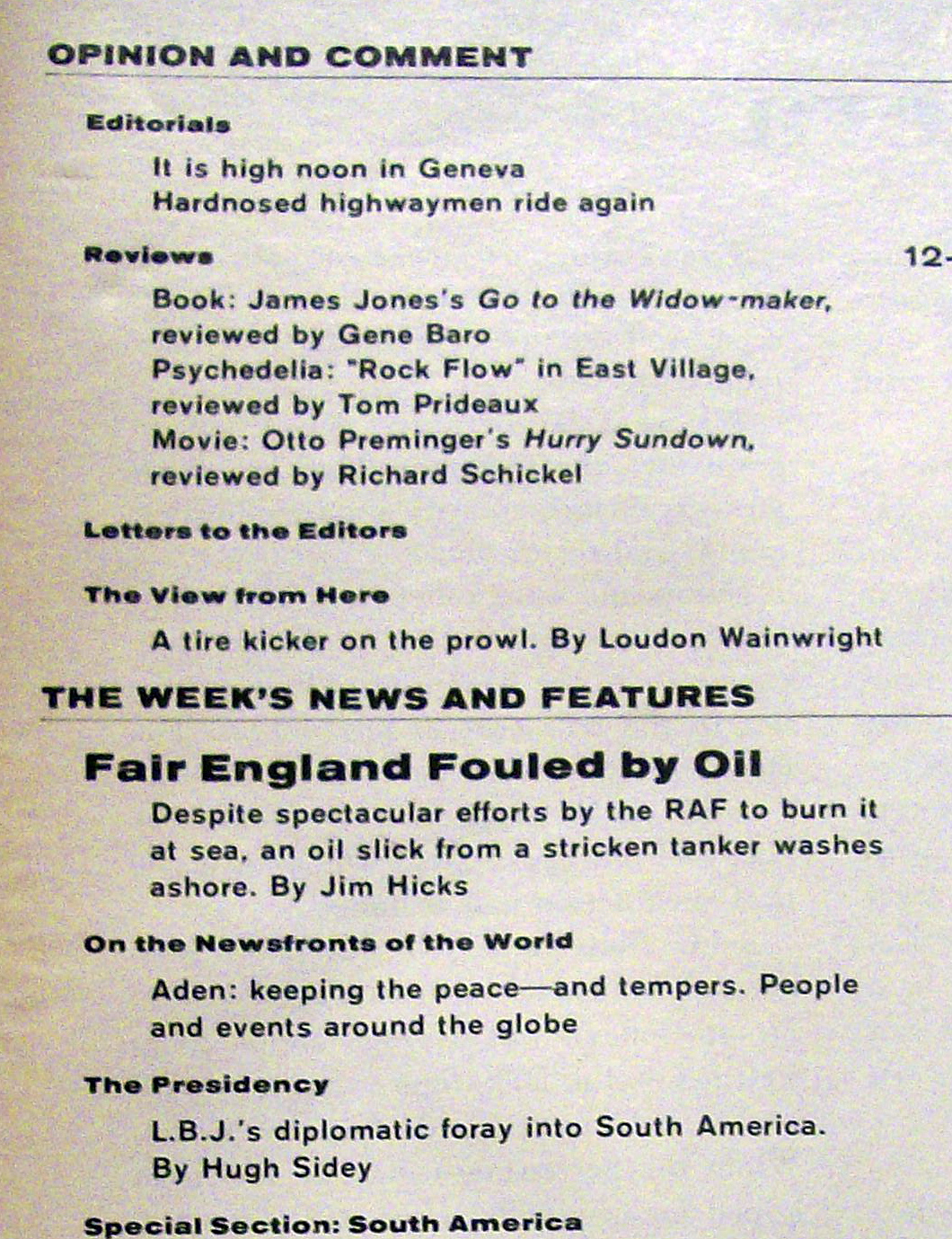Life Magazine April 14, 1967 Percy-Rockefeller