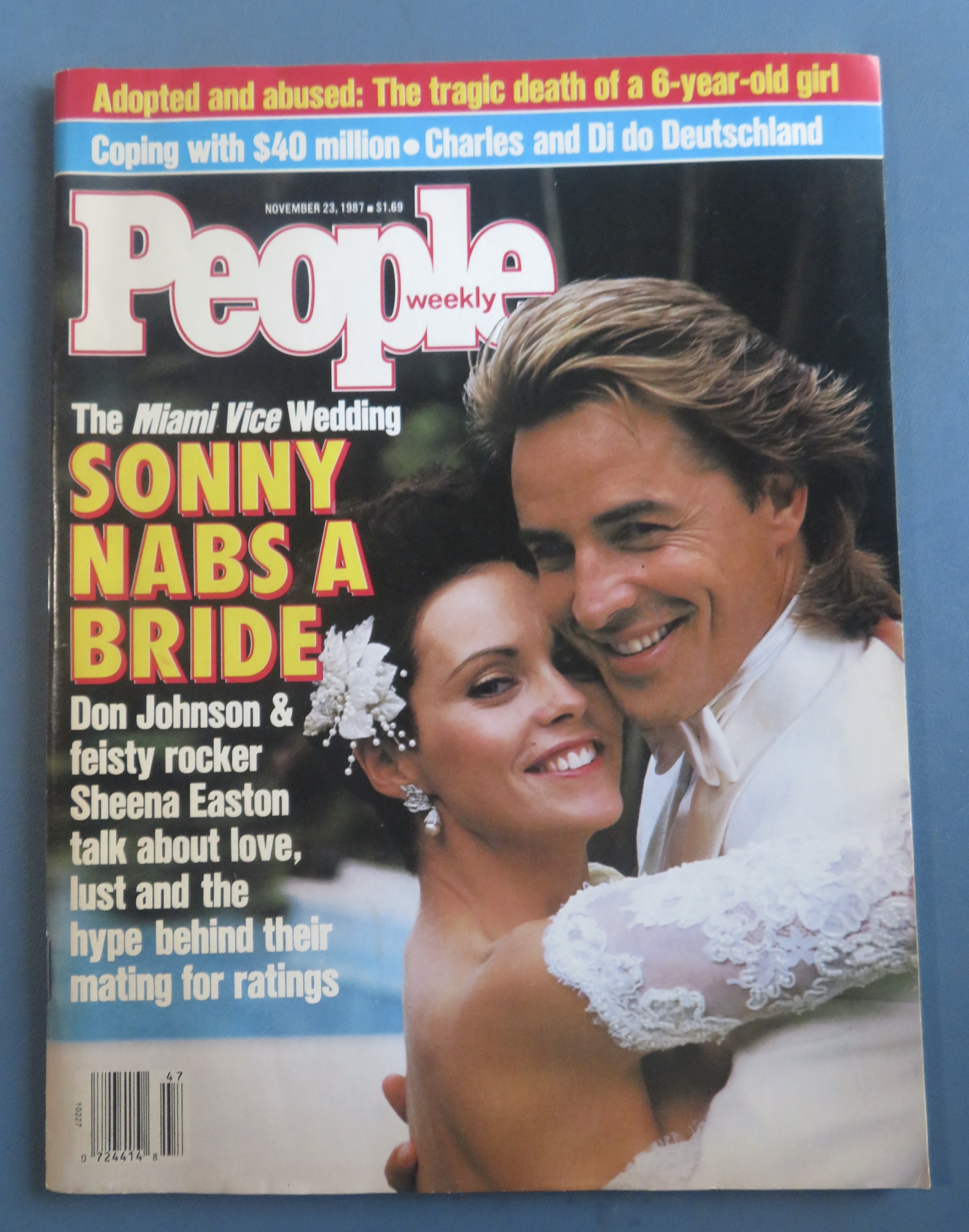 People Weekly Magazine November 23, 1987 Don Johnson