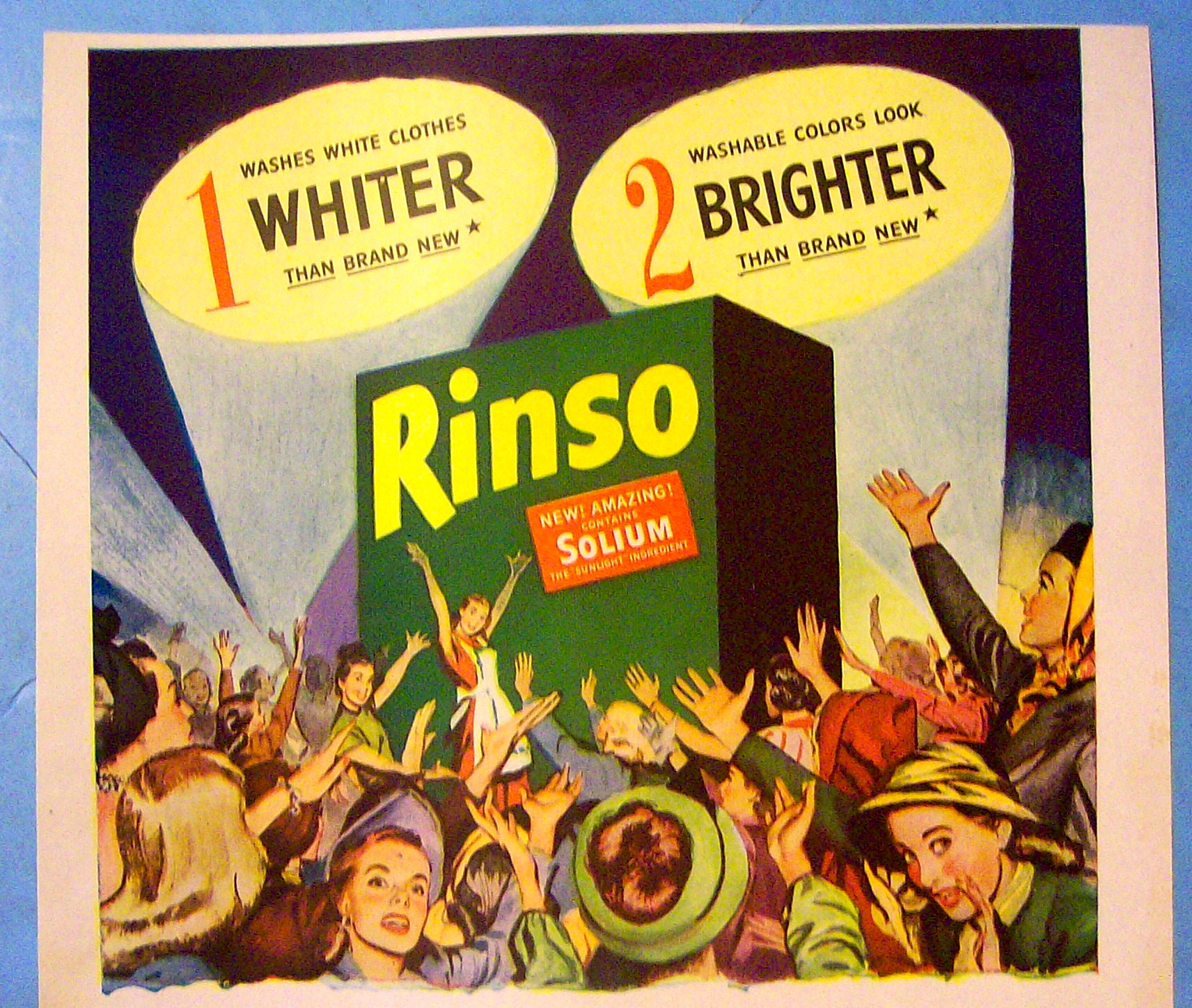 1947 Rinso Soap With Group Of Women