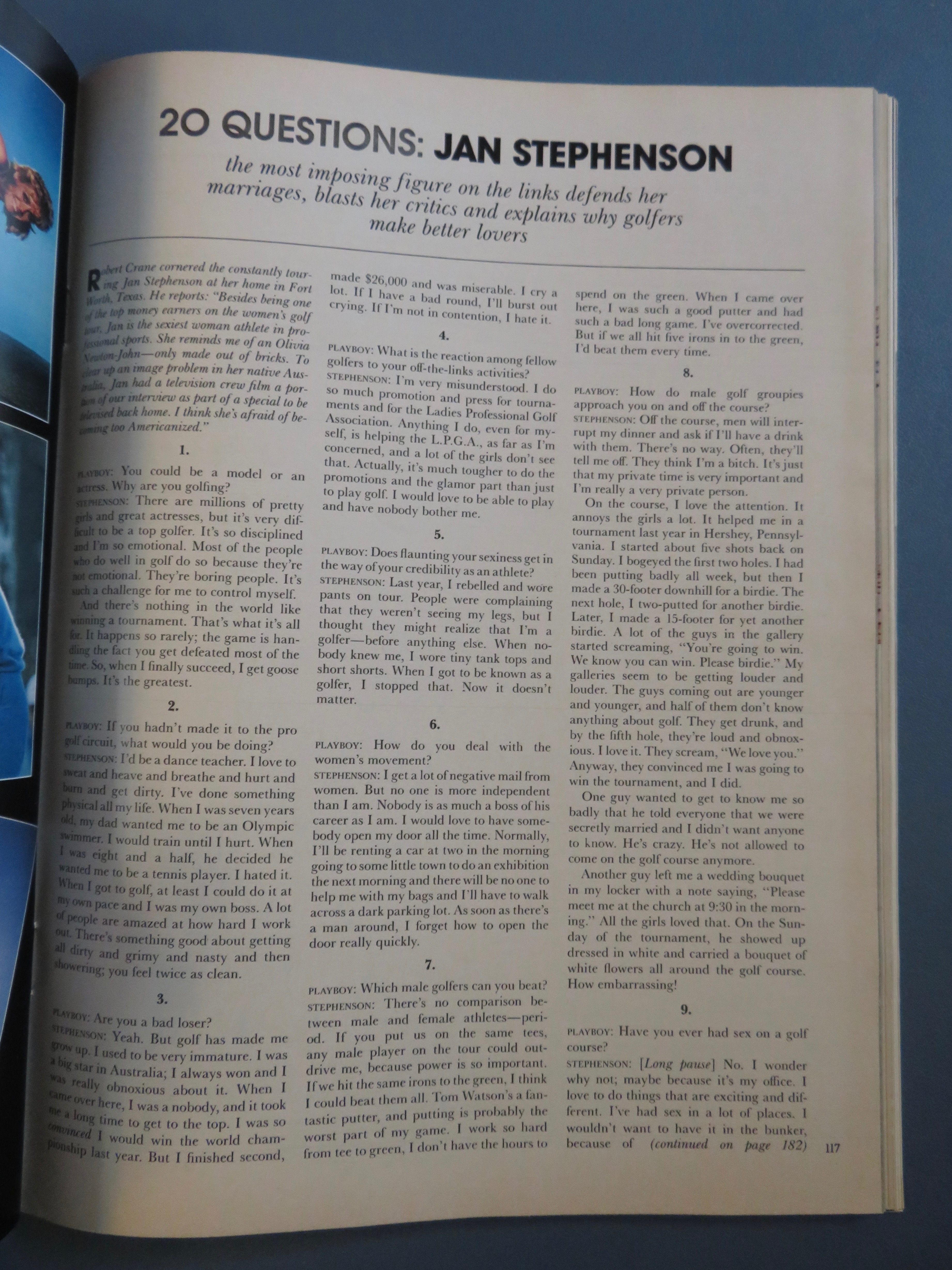 Playboy Magazine-August 1983-Carina Persson