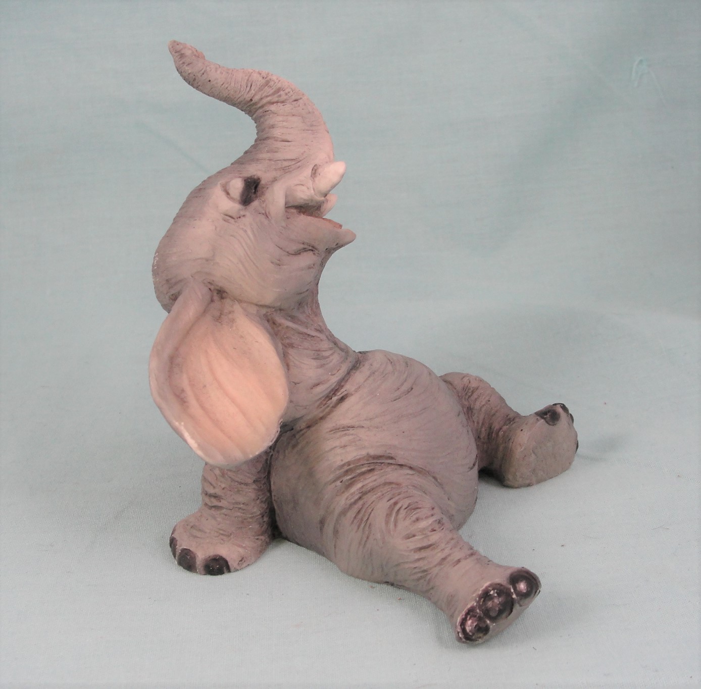 Castagna Italy Alabaster Resin Laughing Elephant