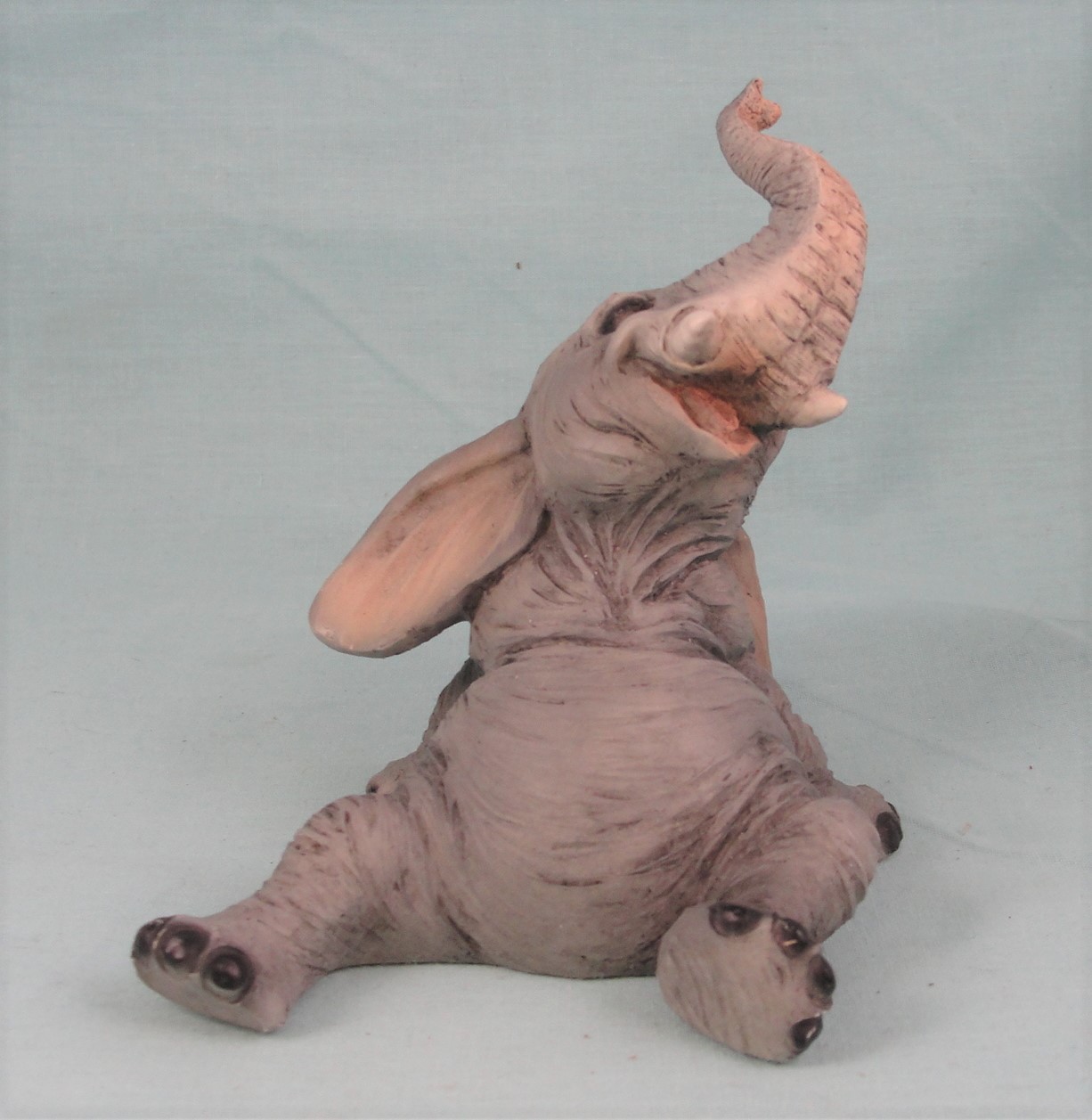 Castagna Italy Alabaster Resin Laughing Elephant