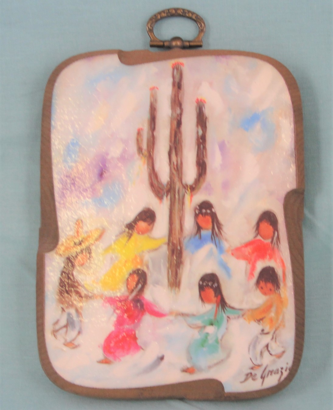 DeGrazie Siguaro Dancers Small Wood Plaque