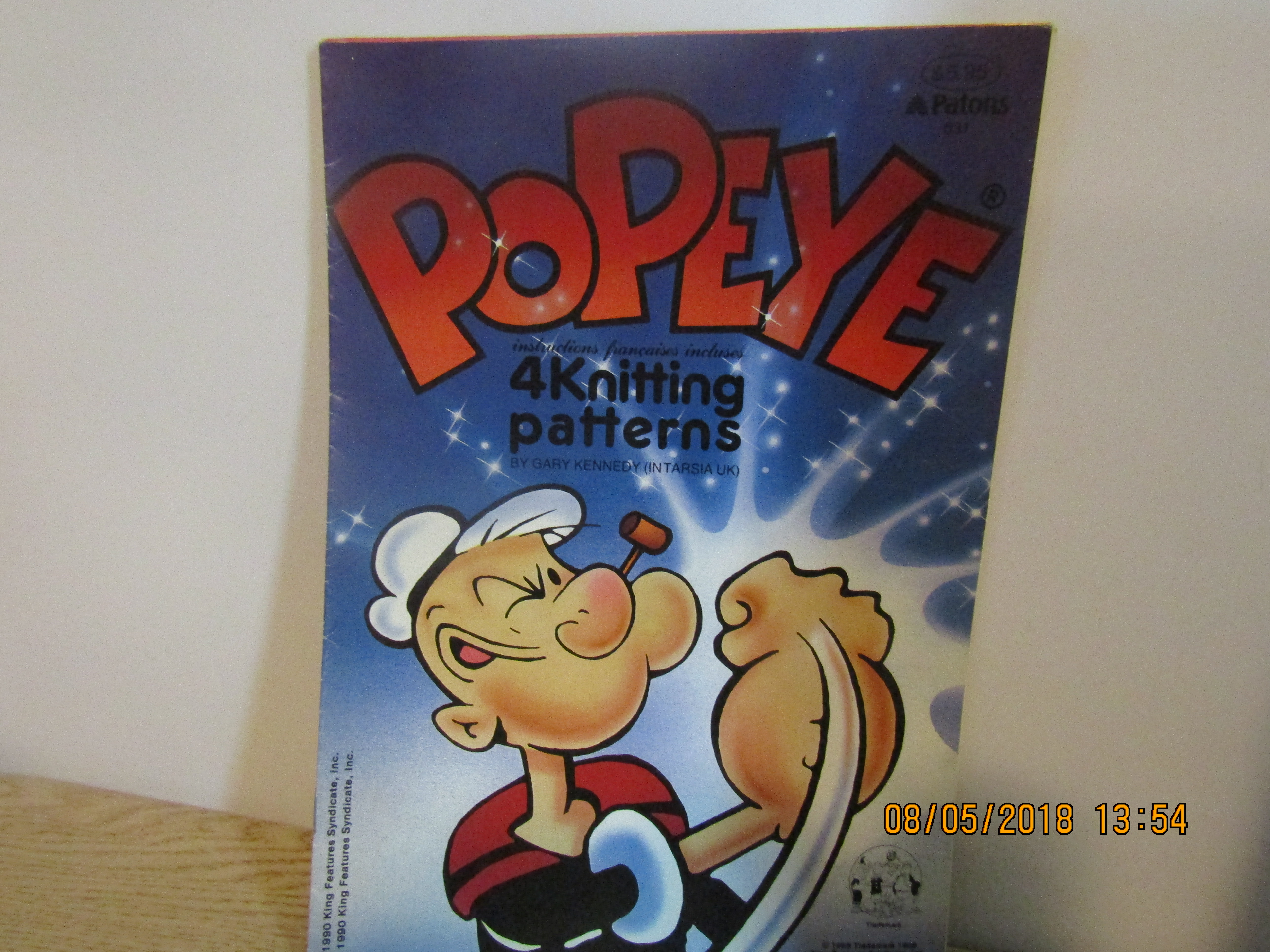 Patons Popeye  Four Knitting Patterns #531