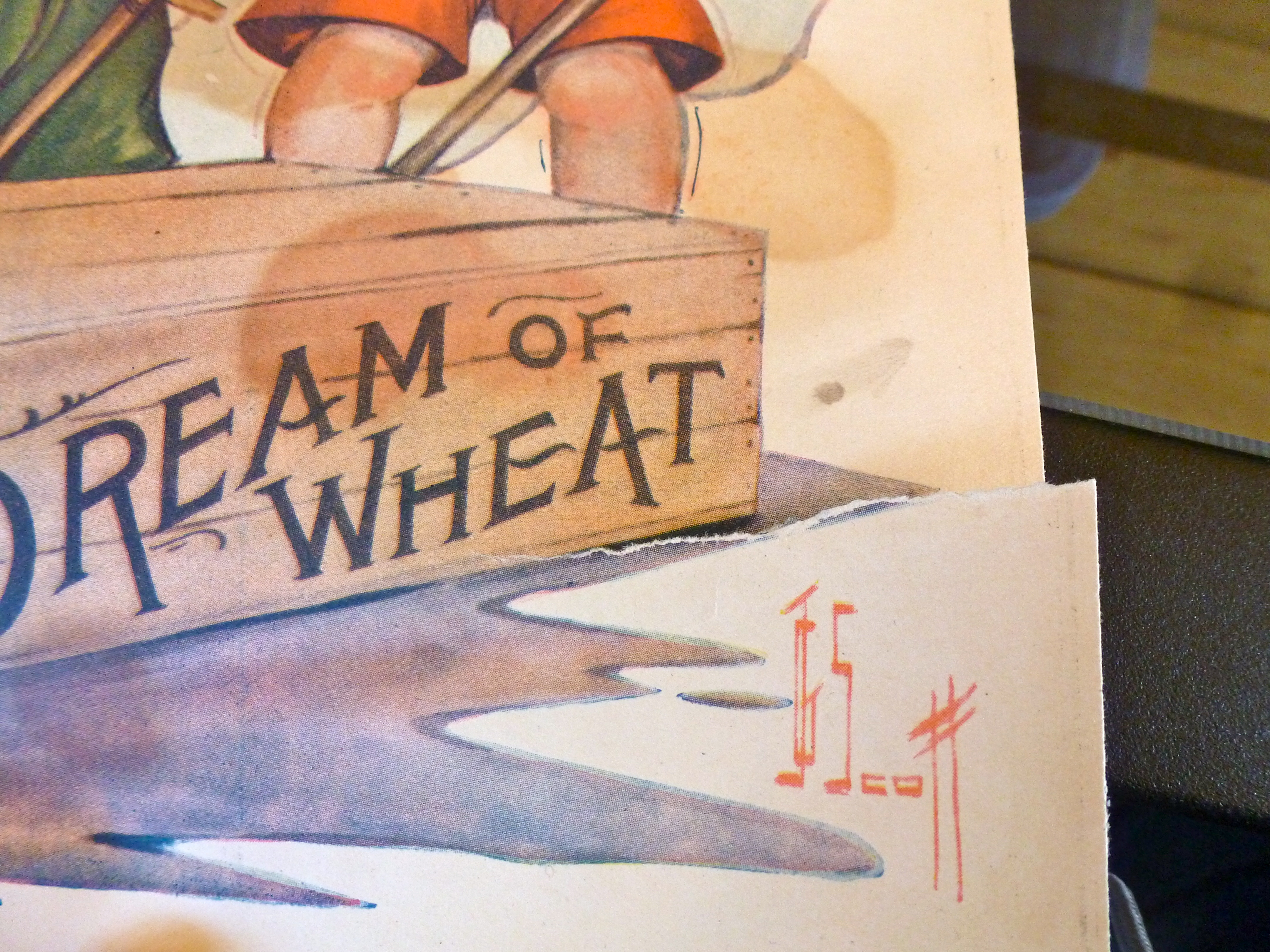 1924 Cream Of Wheat Cereal with Boys Dressed as Pirates