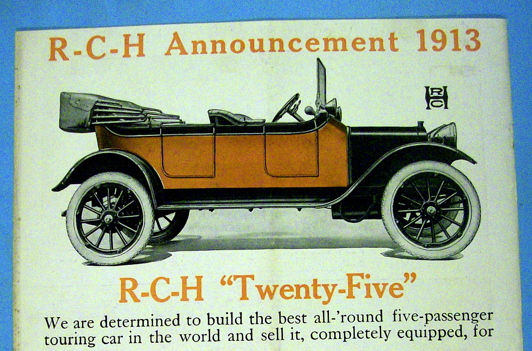 1912 R-C-H Corporation with R-C-H Twenty Five