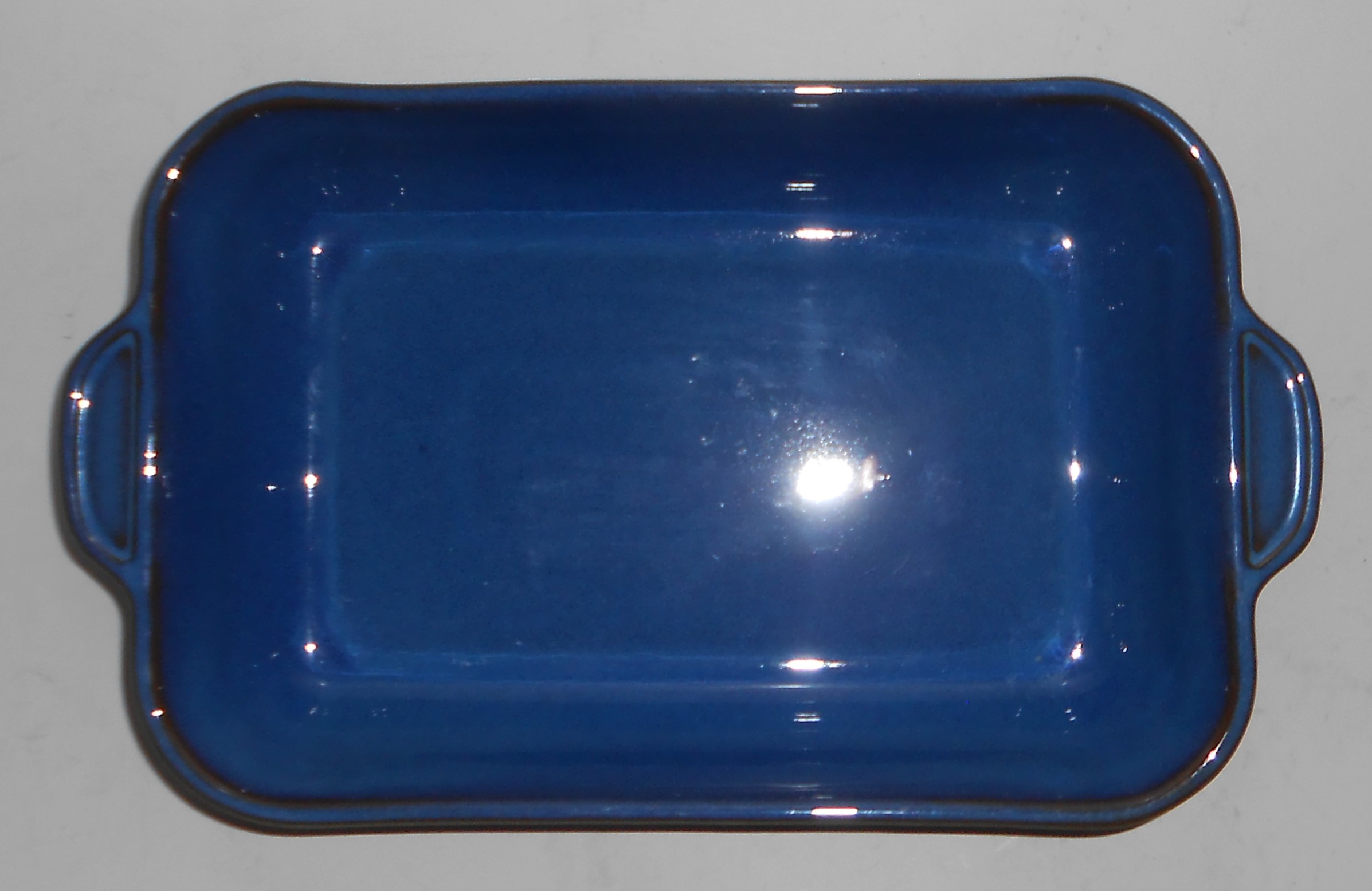 Denby Pottery Stoneware Blue Reflex Lasagna Pan