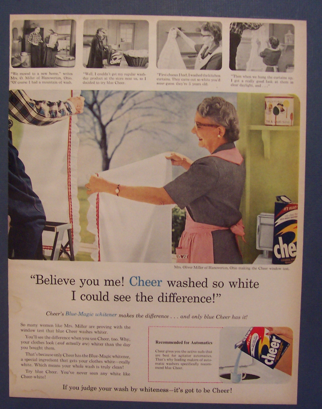 1957  Cheer  Detergent