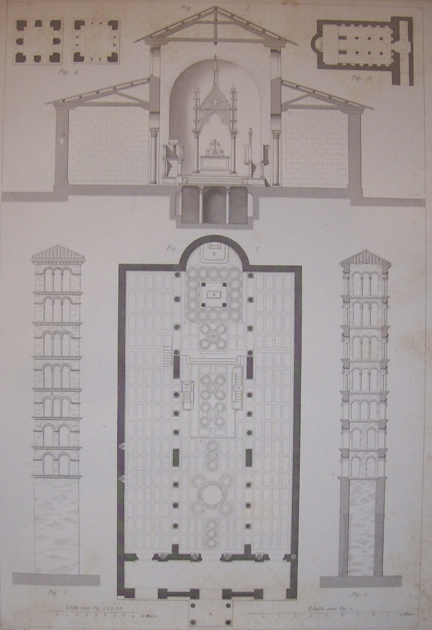 Basilique De St Marie In Cosmedin, A. Rome (Lithograph)