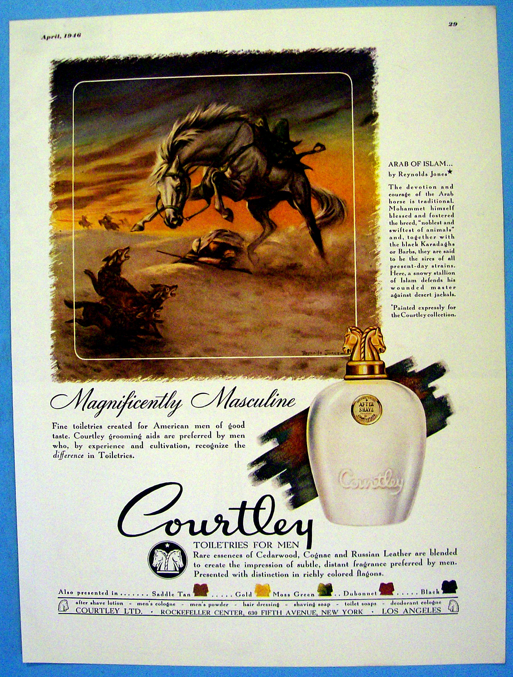 1946 Courtley Toiletries with Arab of Islam