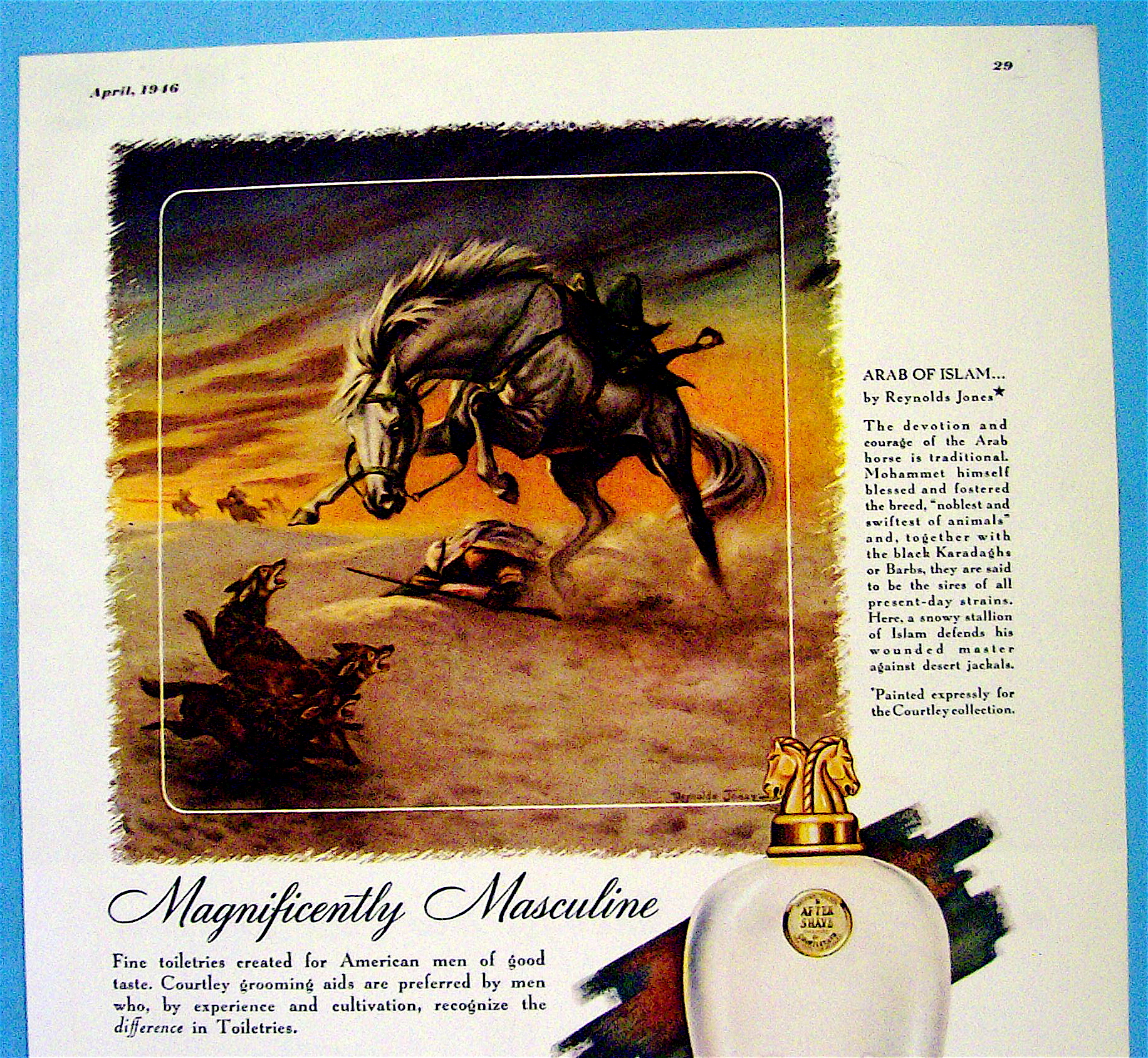 1946 Courtley Toiletries with Arab of Islam