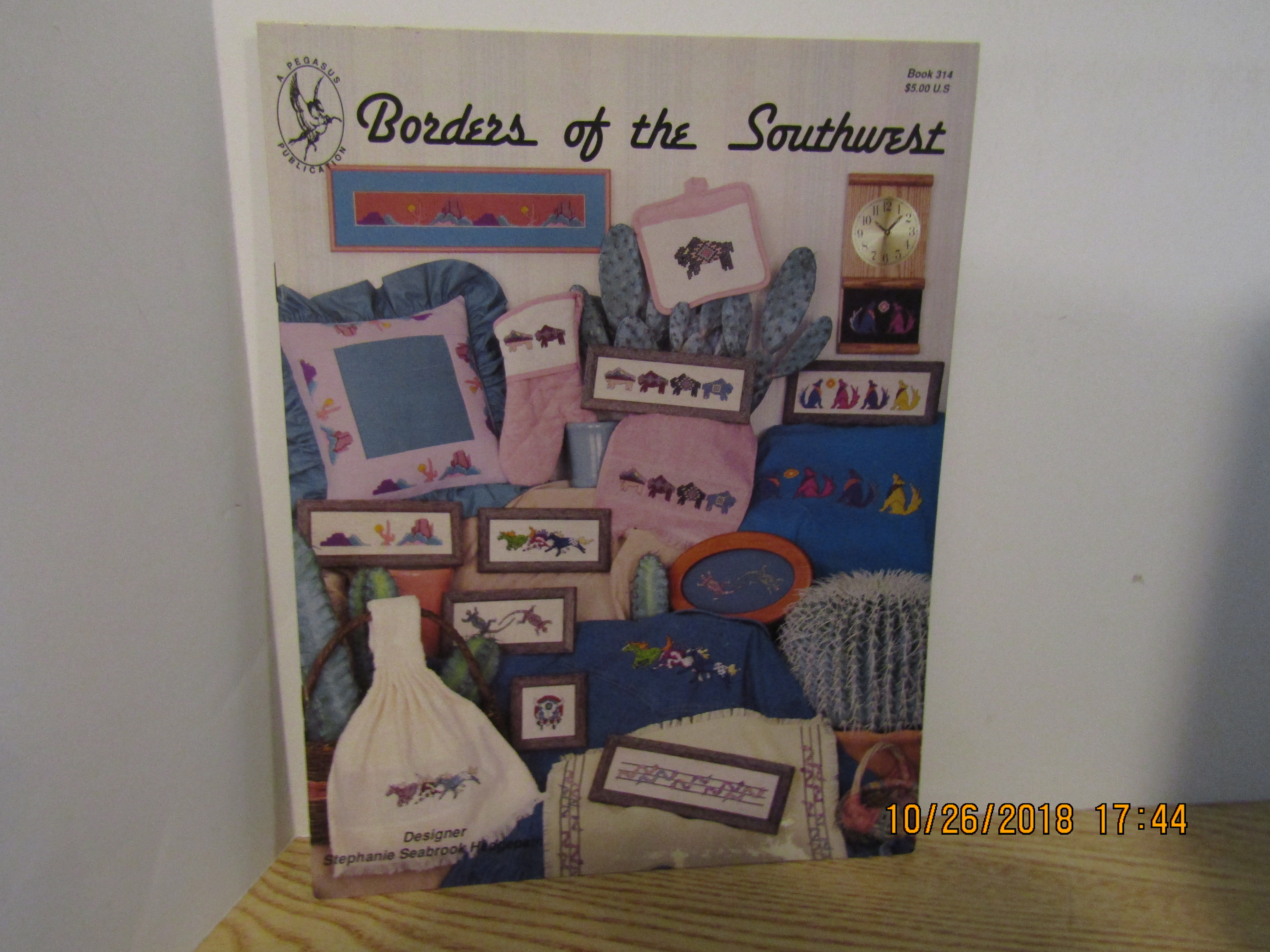 Pegasus Cross Stitch Book Borders Of The Southwest #314