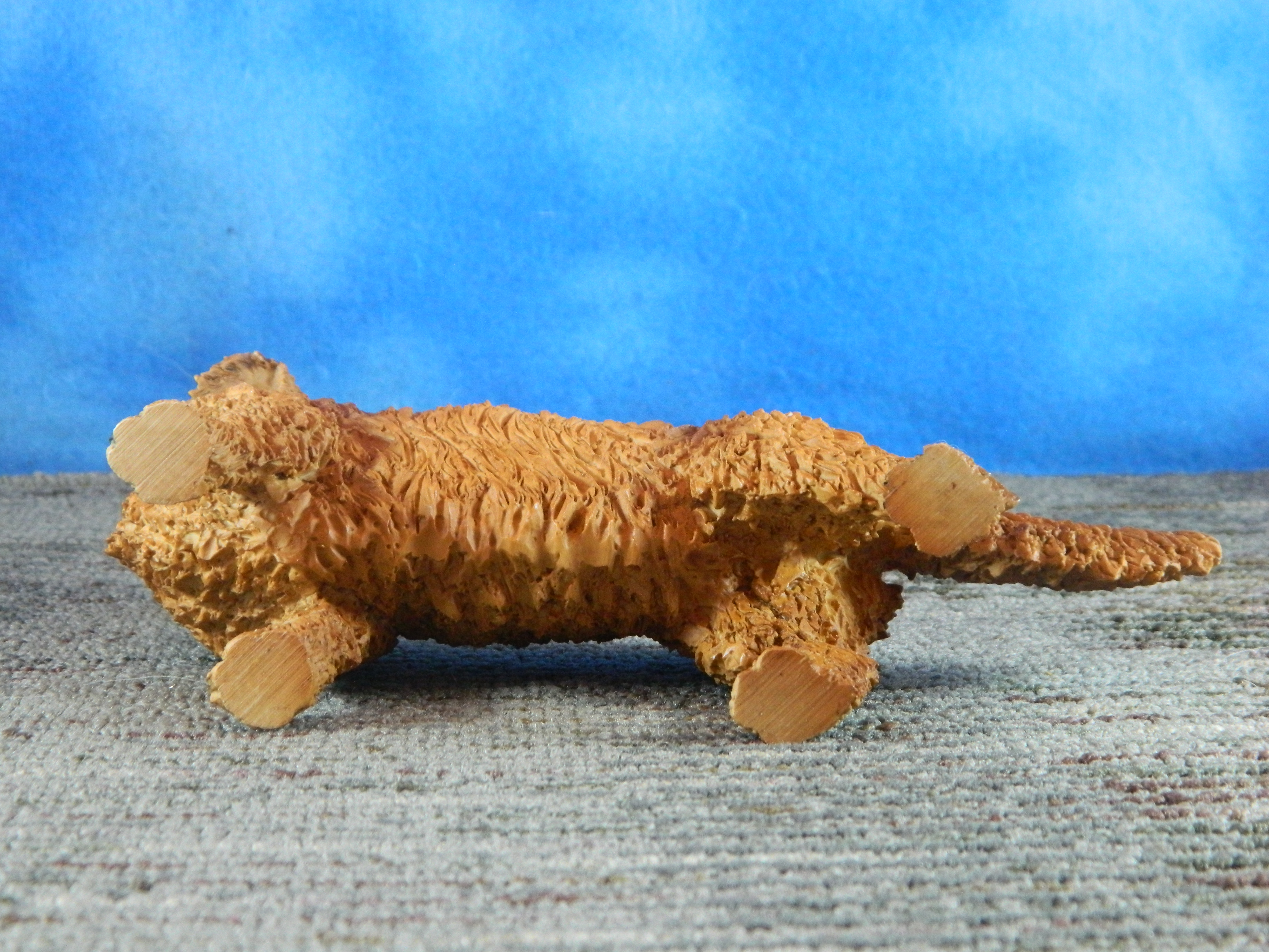Castagna Italy Alabaster Resin Long Hair Dachshund