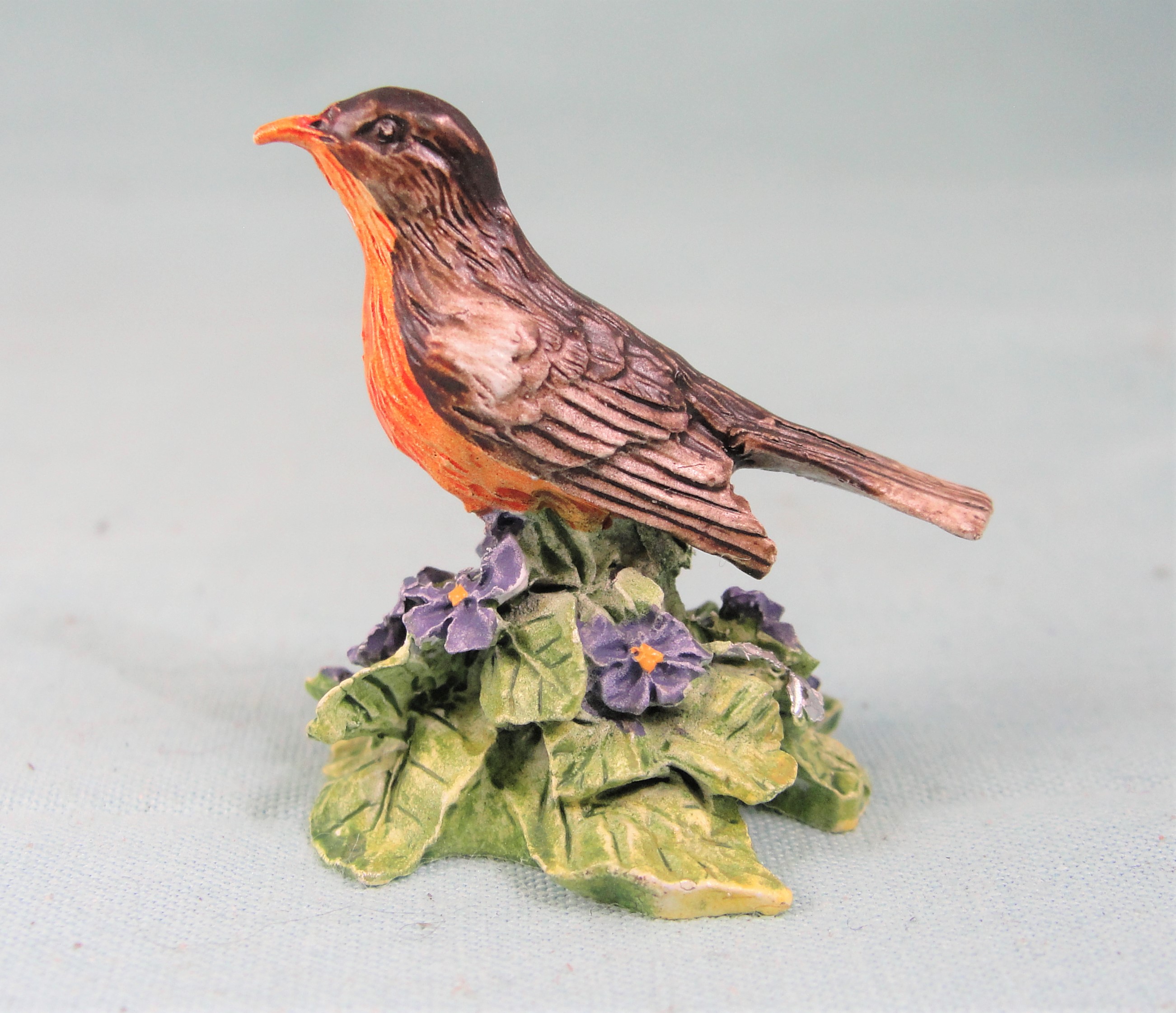 Enesco National Audubon Society Painted Pewter Robin