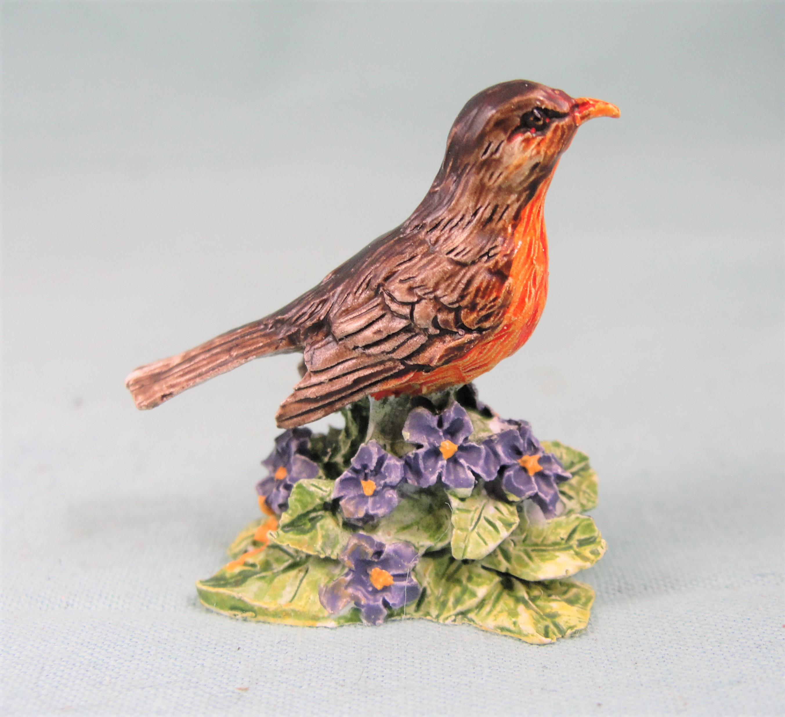 Enesco National Audubon Society Painted Pewter Robin