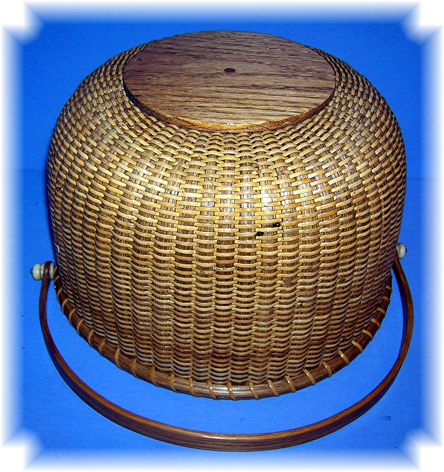 Basket Hand Made Nantucket  Signed JK