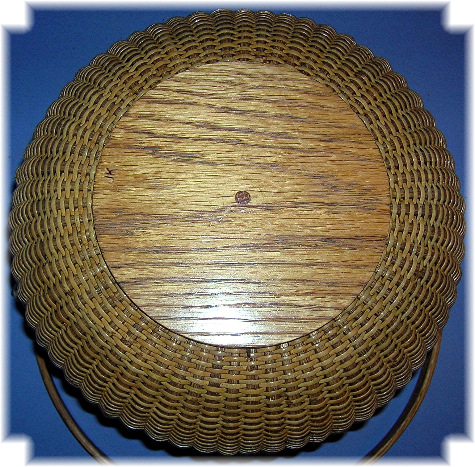 Basket Hand Made Nantucket  Signed JK