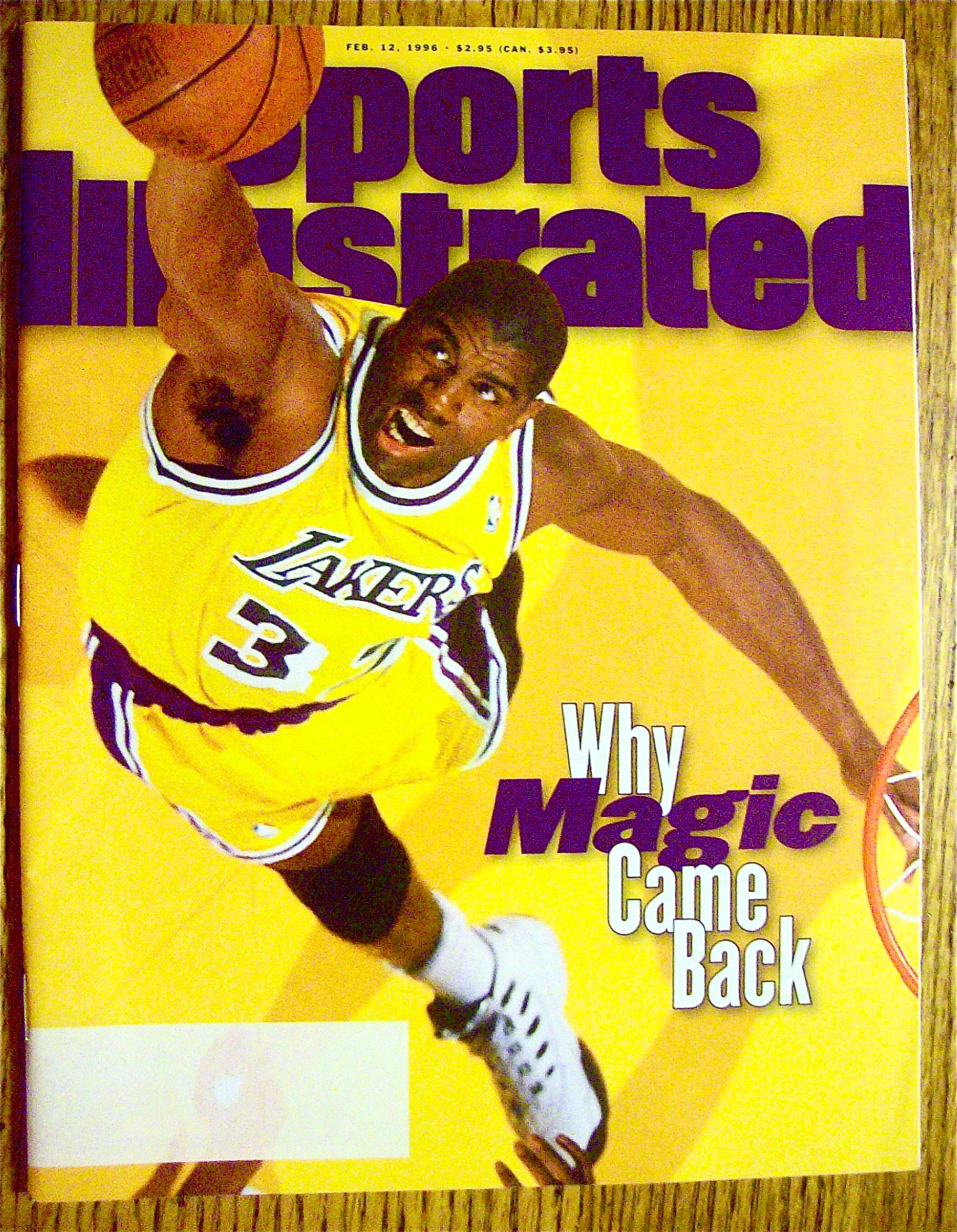 Sports Illustrated Magazine-February 12, 1996-Magic