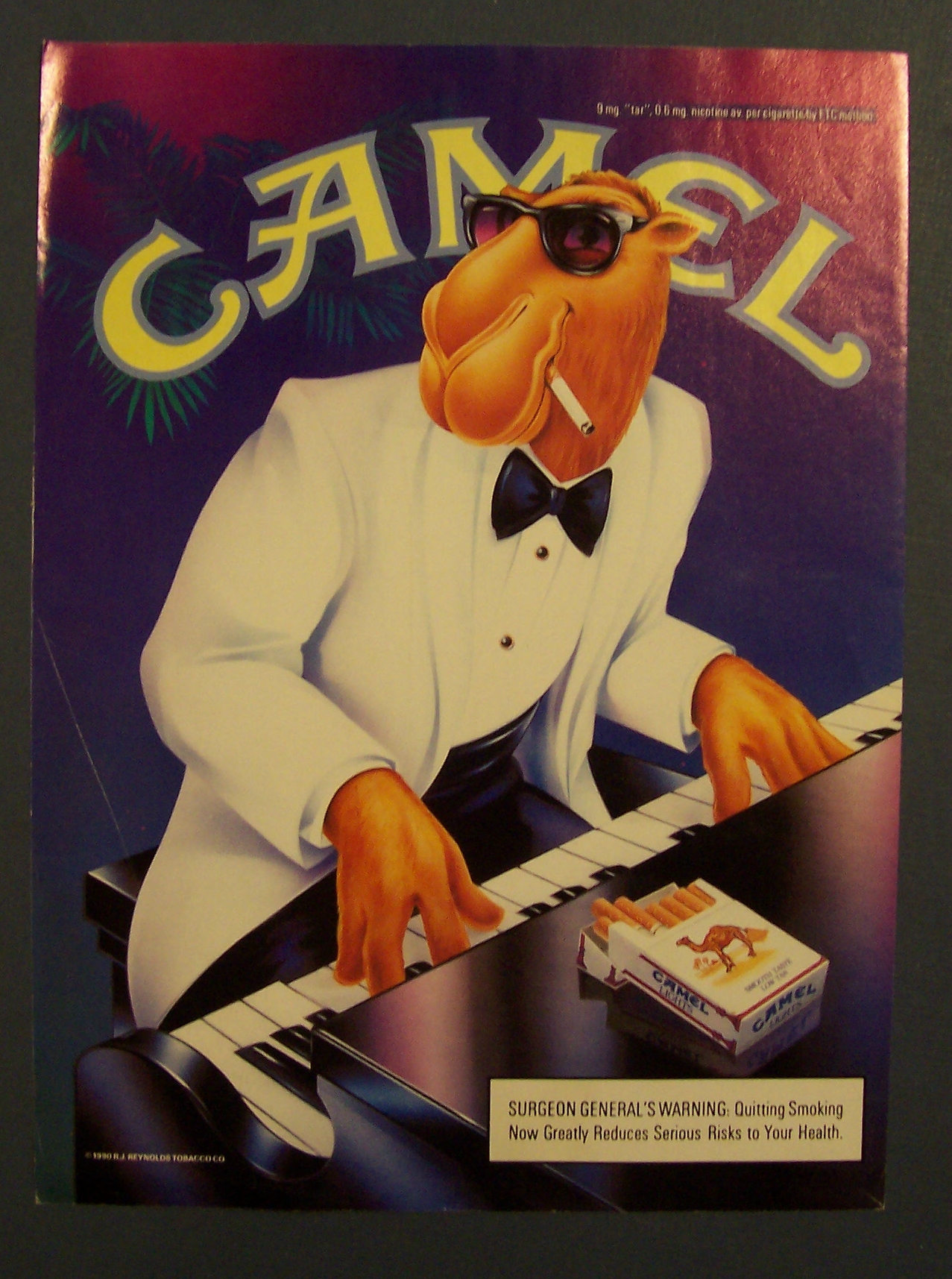 1990 Camel Cigarettes with Joe Camel