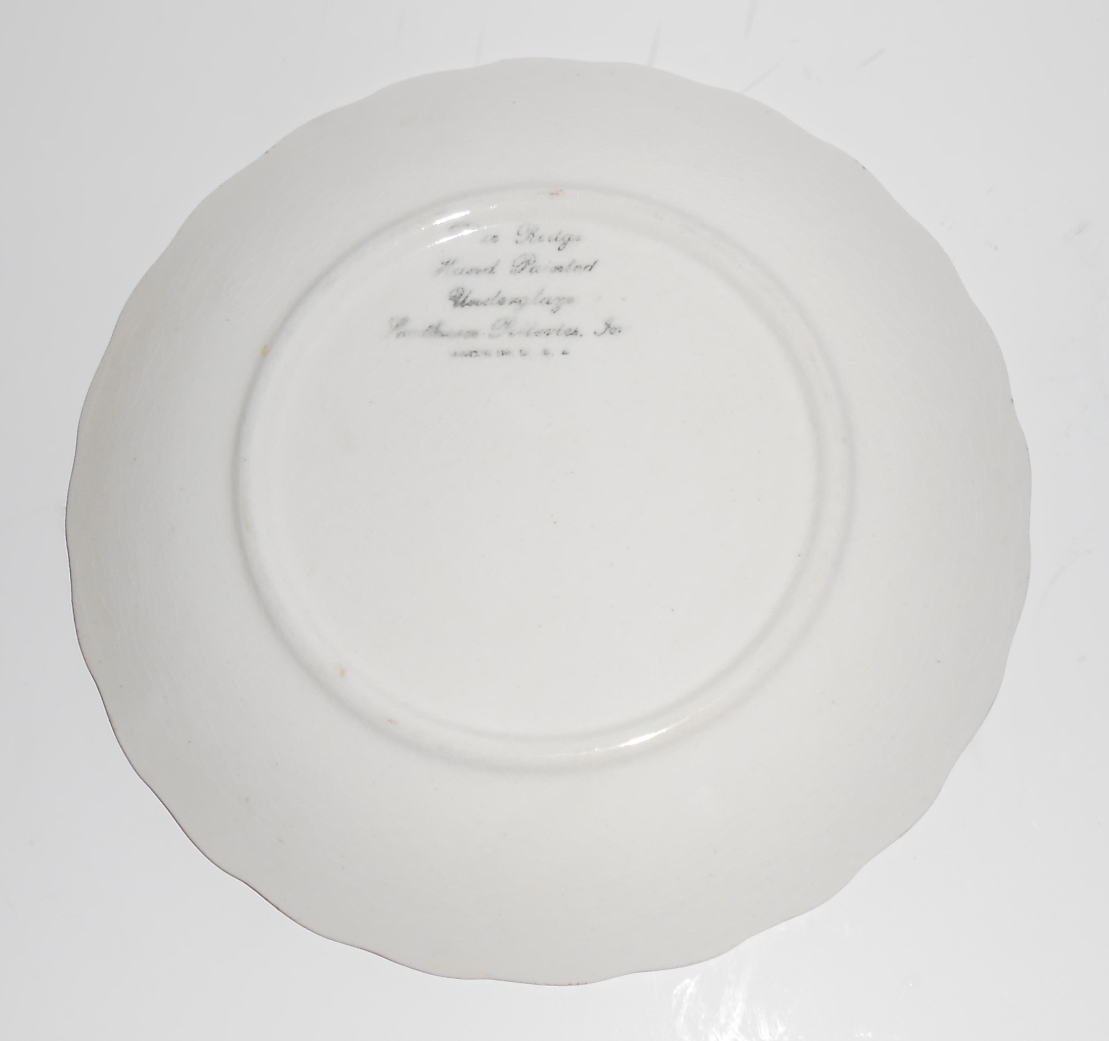 Blue Ridge Pottery Sweet Pea Salad Plate