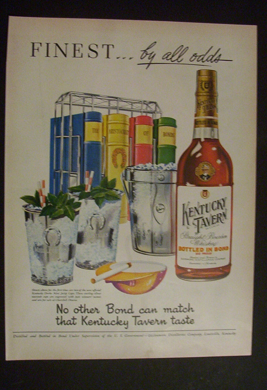 1951 Kentucky Tavern Whiskey