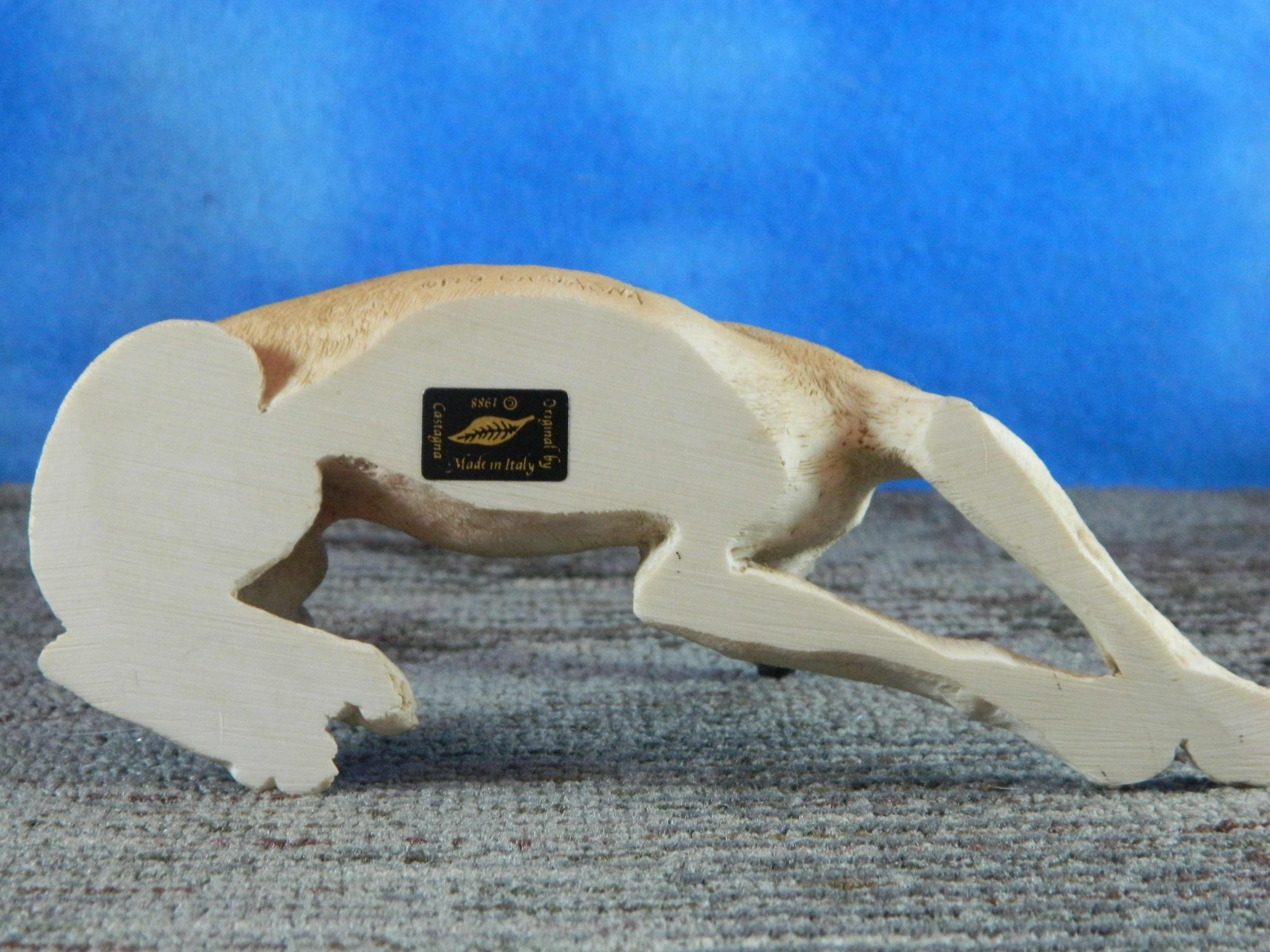 Castagna Italy Alabaster Resin Whippet