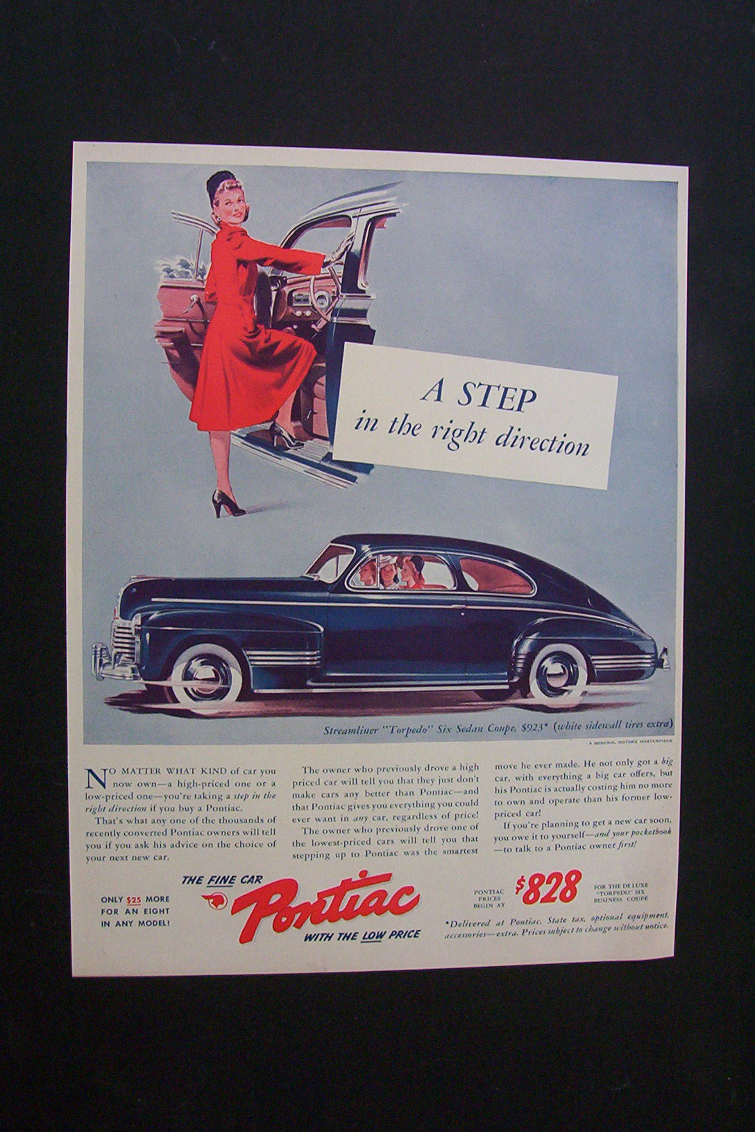 1941 Dual Ad: Pontiac Cars & Buster Brown Shoes