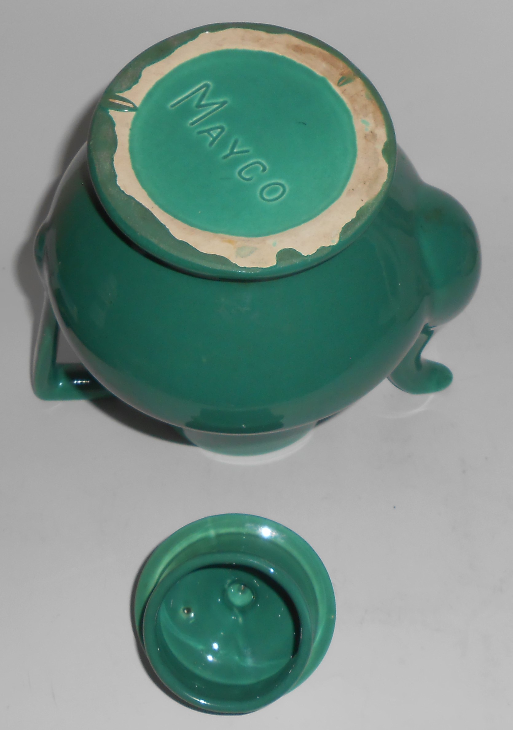 Metlox Pottery Mission Bell May Company Sea Green 617