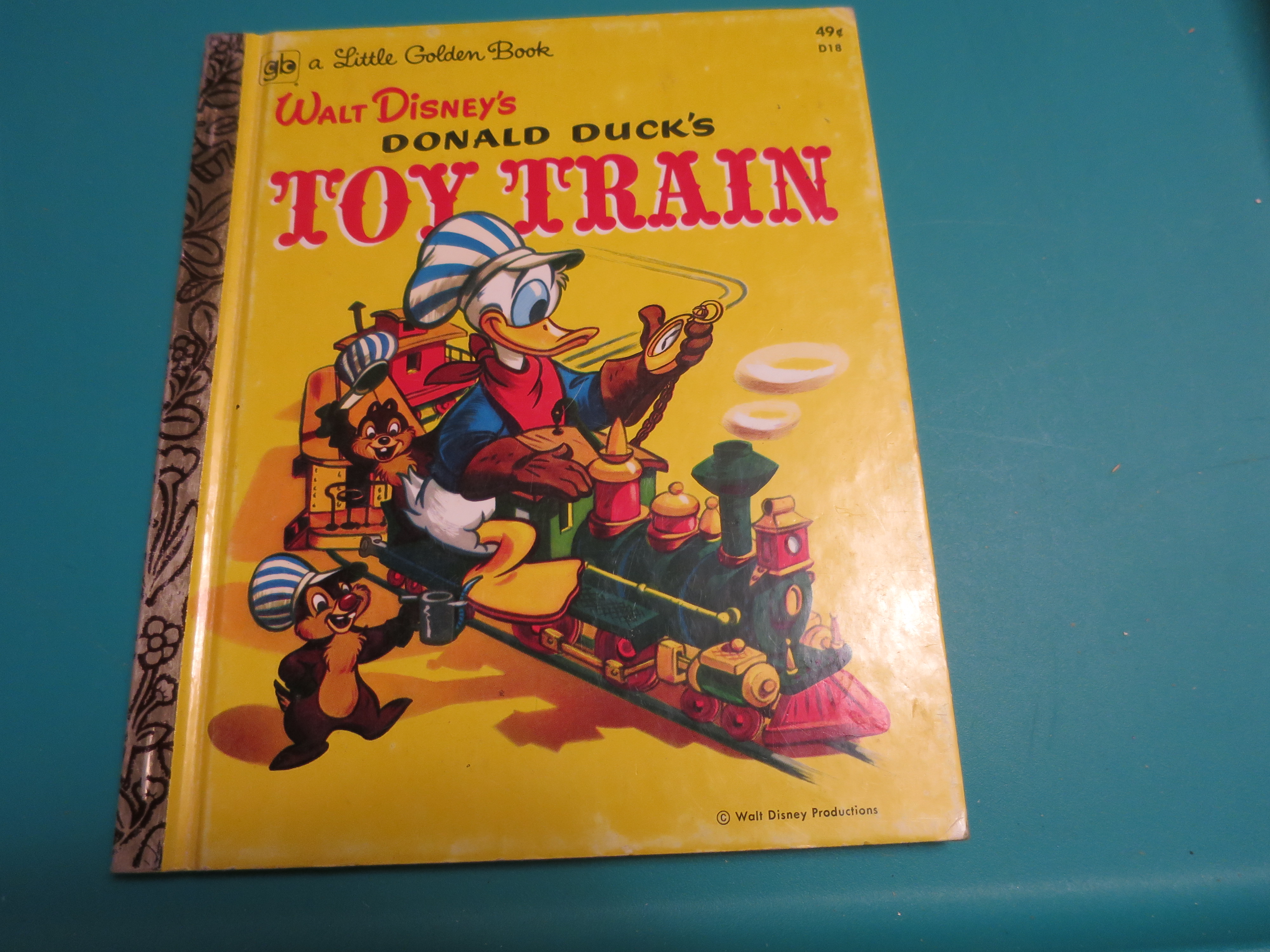 Walt Disney's Donald Ducks Toy Train 1970