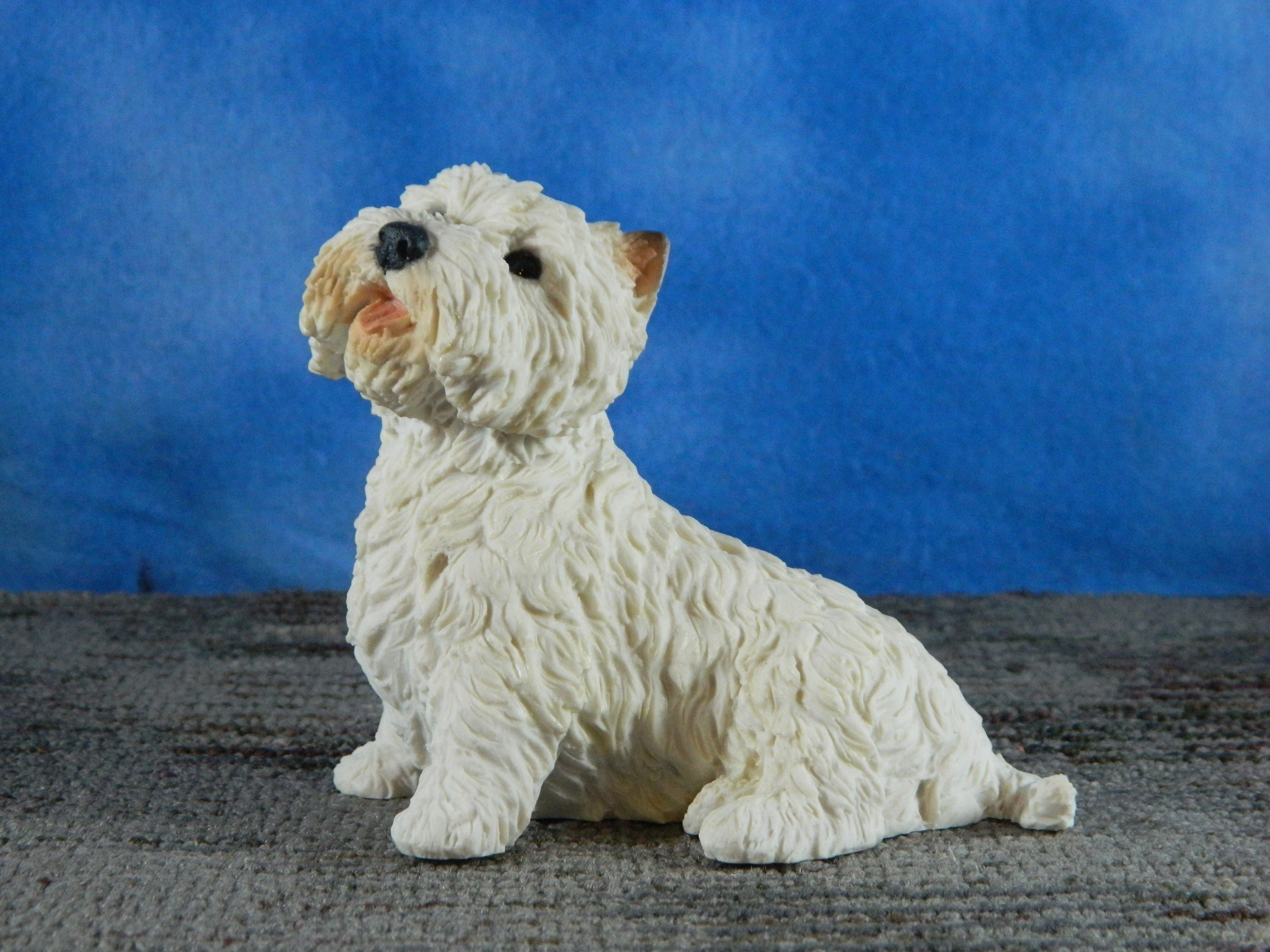 Castagna Italy Alabaster Sitting West Highland Terrier