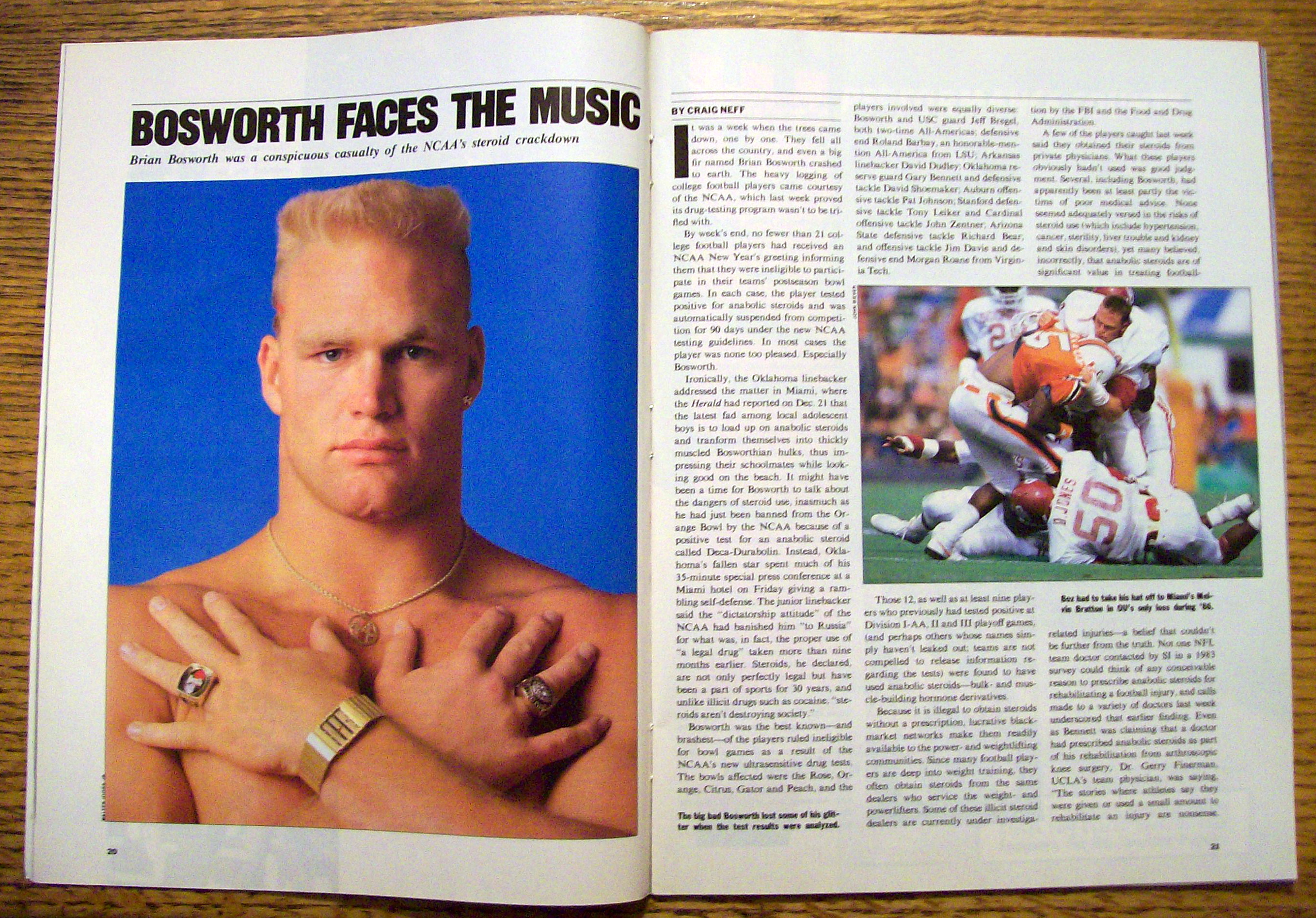 Sports Illustrated Magazine-January 5, 1987-The Boz