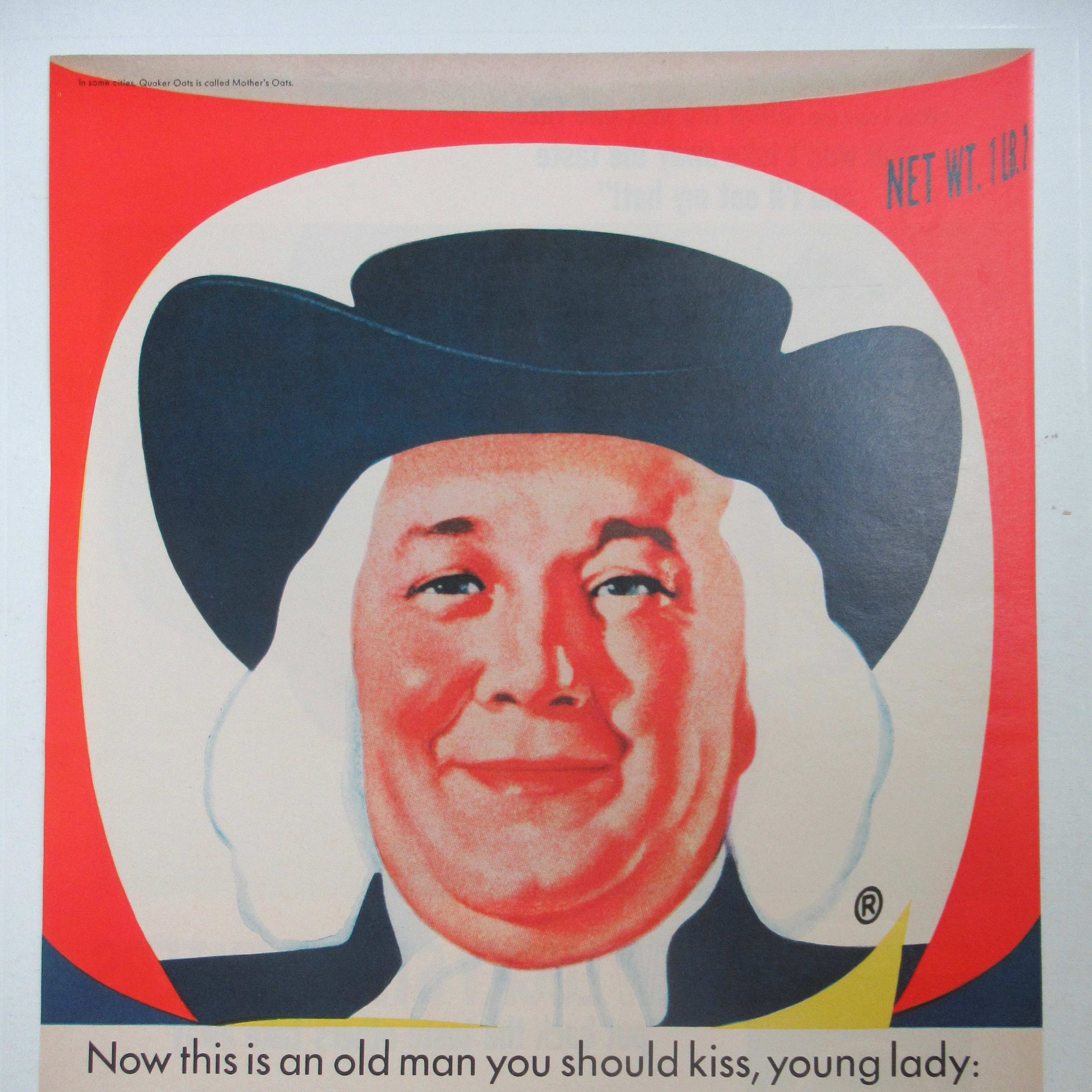 1965 Quaker Oats with the Quaker Oats Man