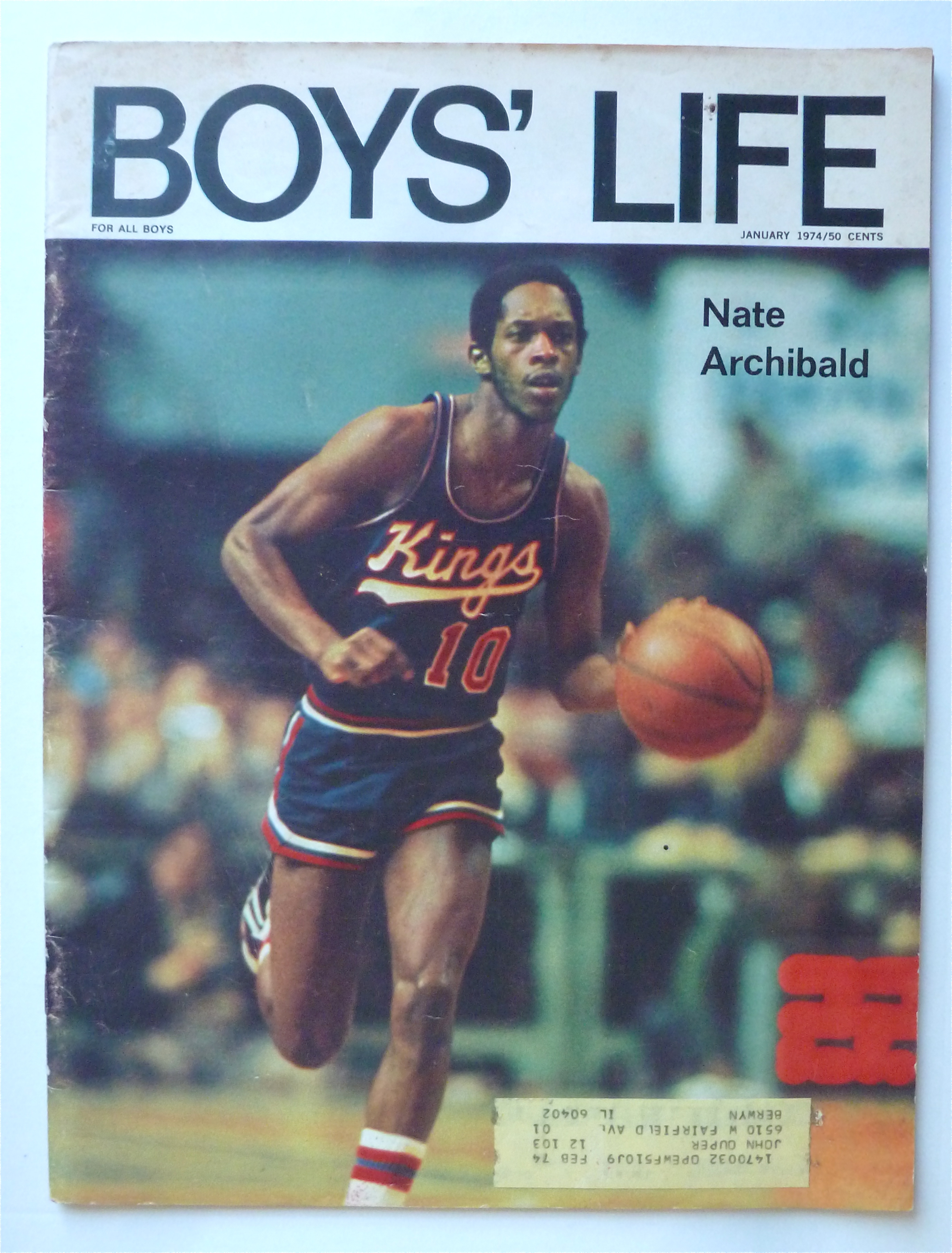 Boys Life Magazine January 1974 Nate Archibald