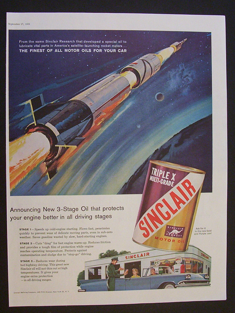 1958 Sinclair Motor Oil