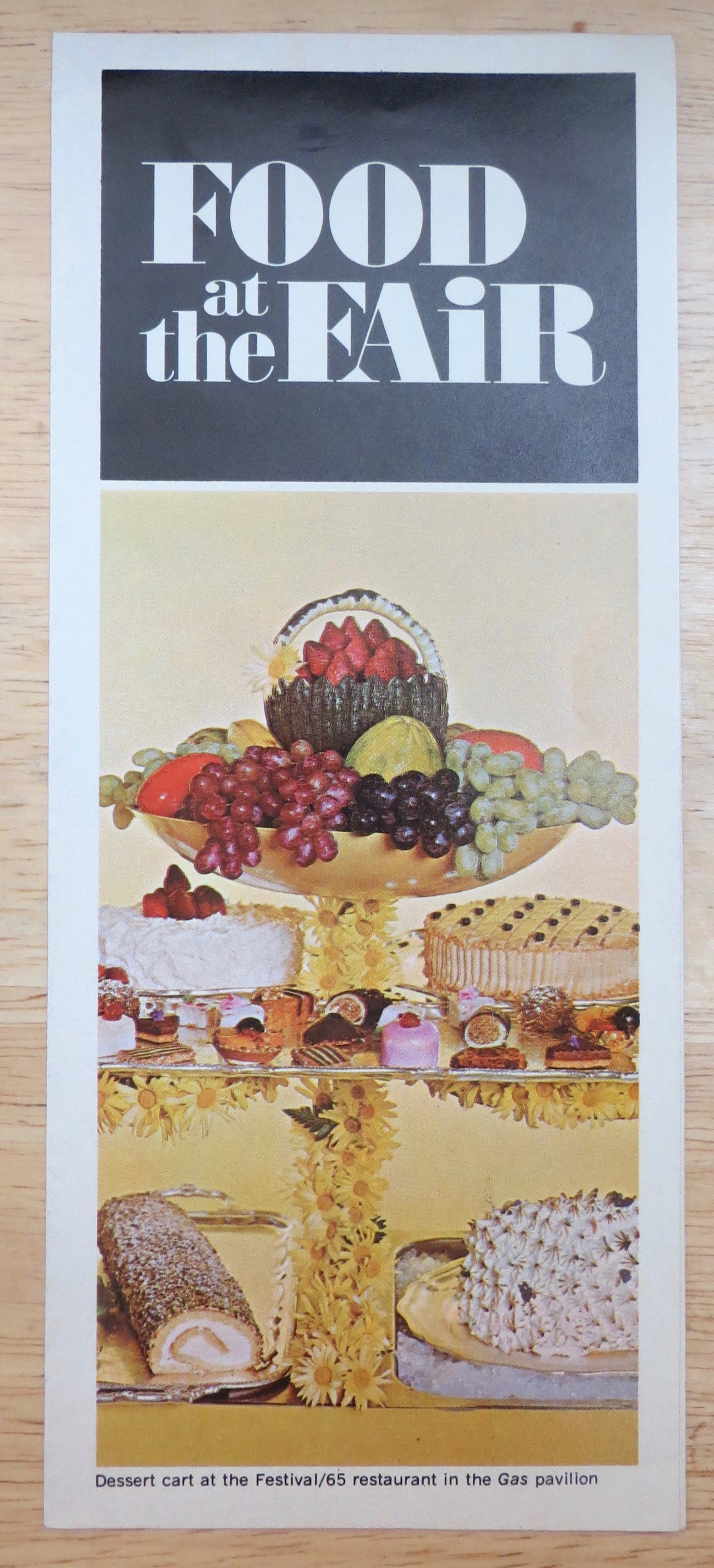 Food At The Fair Brochure 1965 New York World's Fair