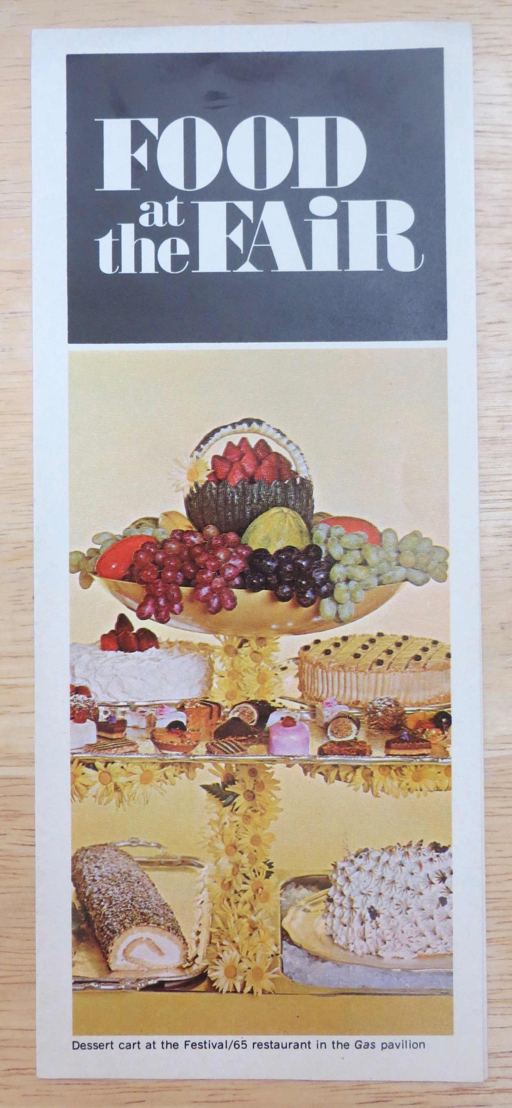 Food At The Fair Brochure 1965 New York World's Fair
