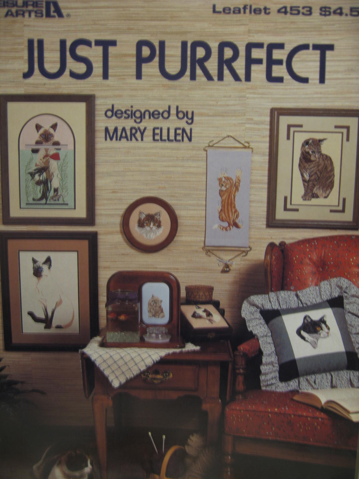 Leisure Arts Just Purrfect  #453