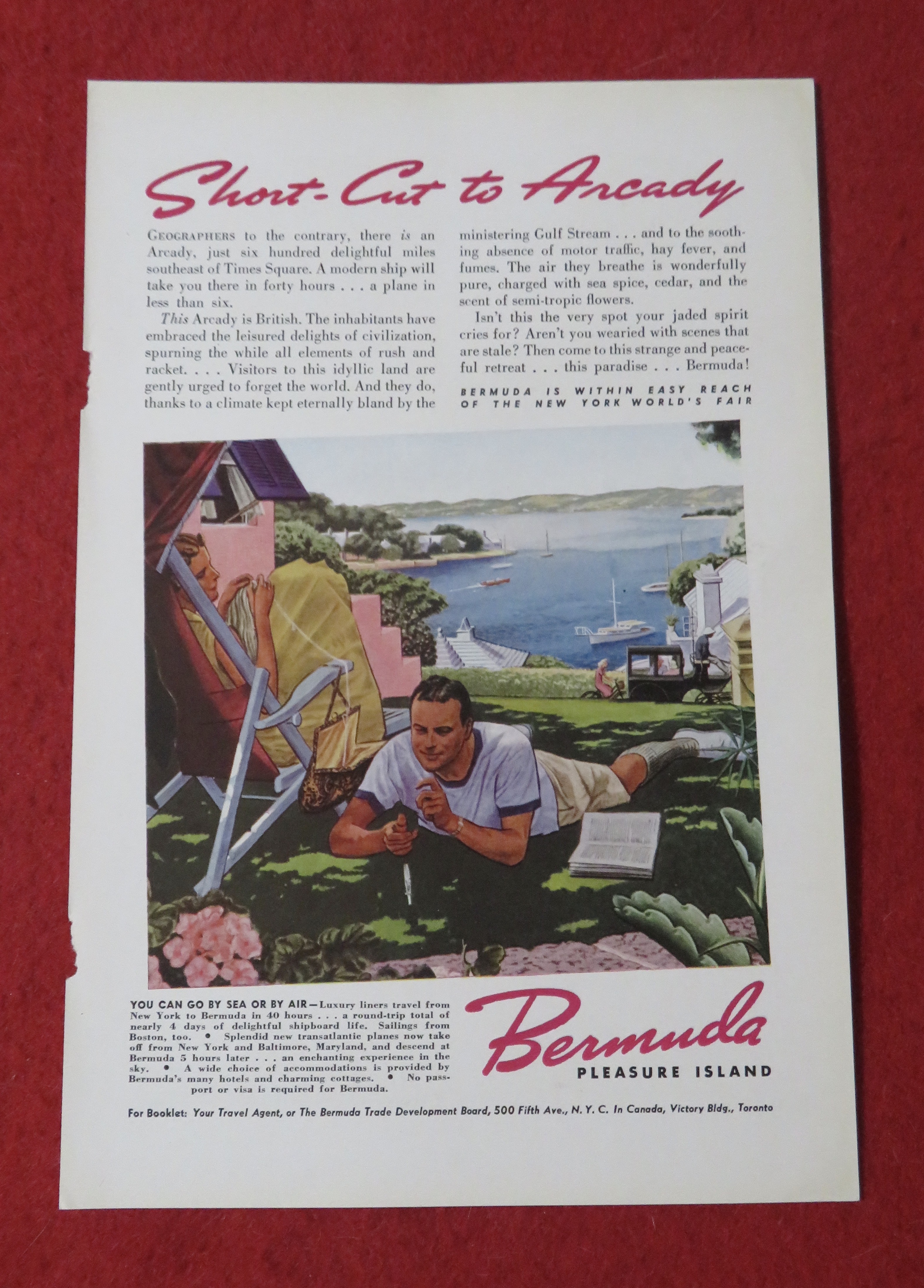 1939 Bermuda Pleasure Island with Short Cut To Arcady