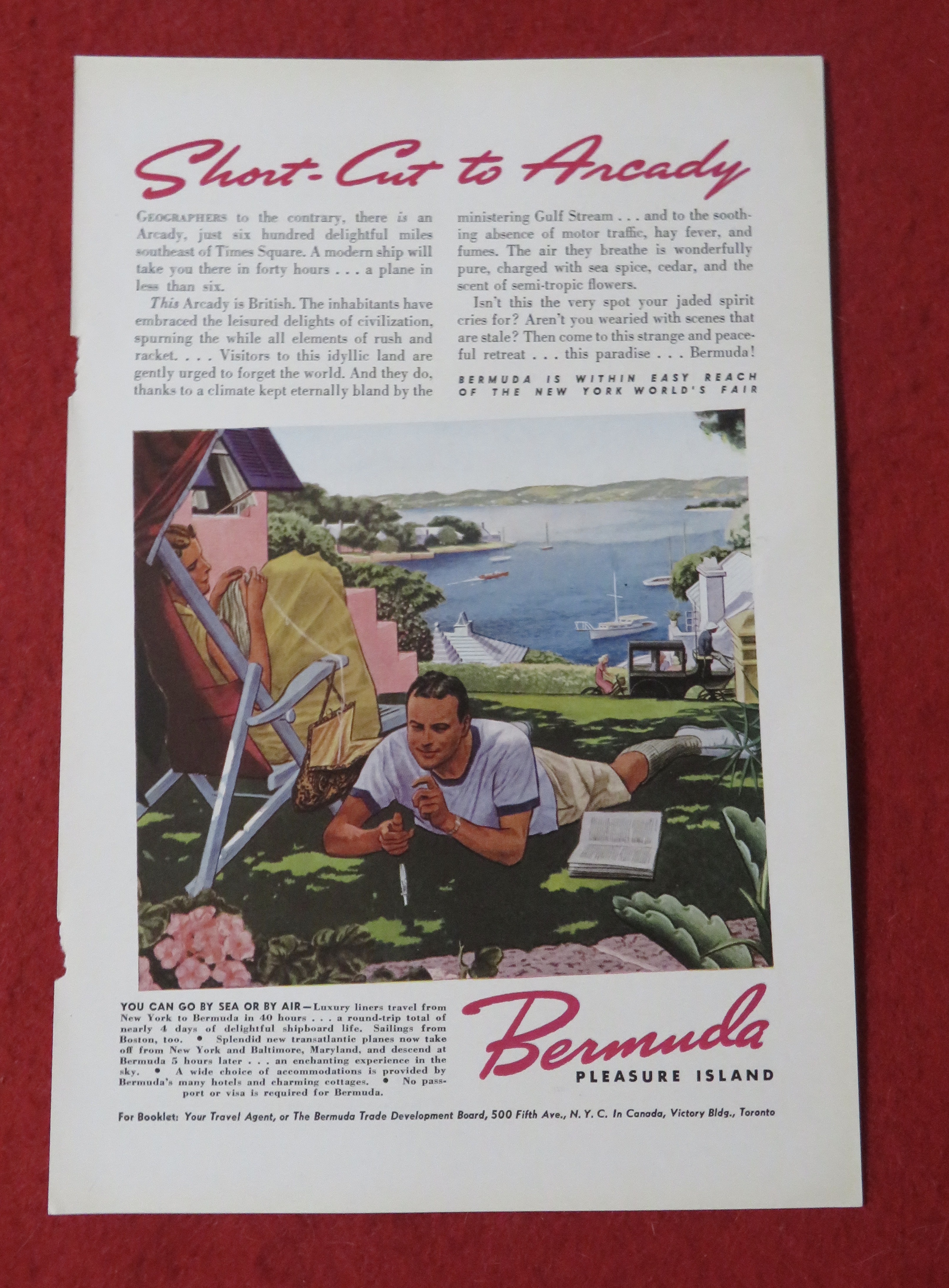 1939 Bermuda Pleasure Island with Short Cut To Arcady