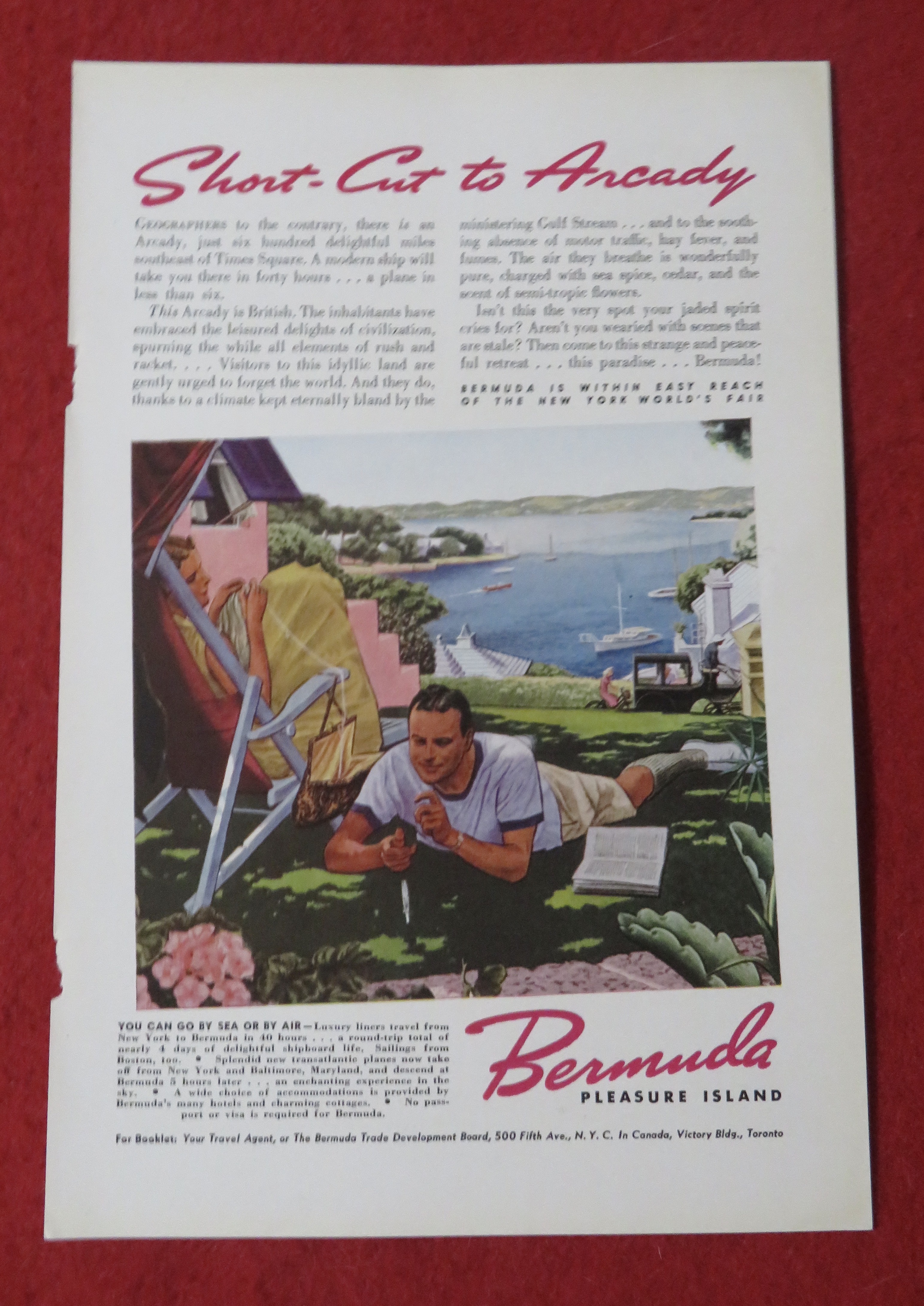 1939 Bermuda Pleasure Island with Short Cut To Arcady