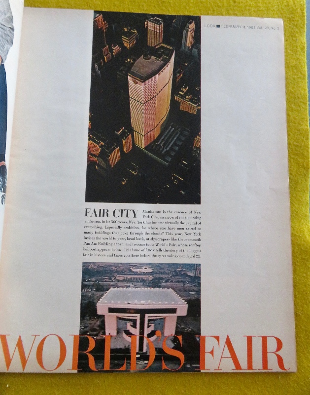 Look Magazine February 11, 1964 New York World's Fair Preview
