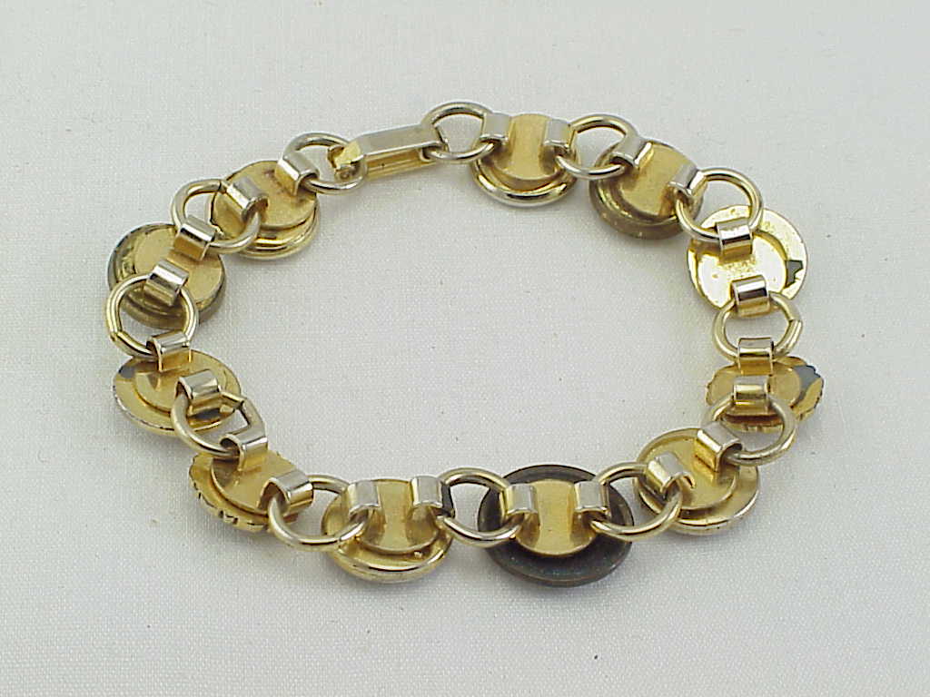 Vintage Bracelet With Button Or Stud Tops