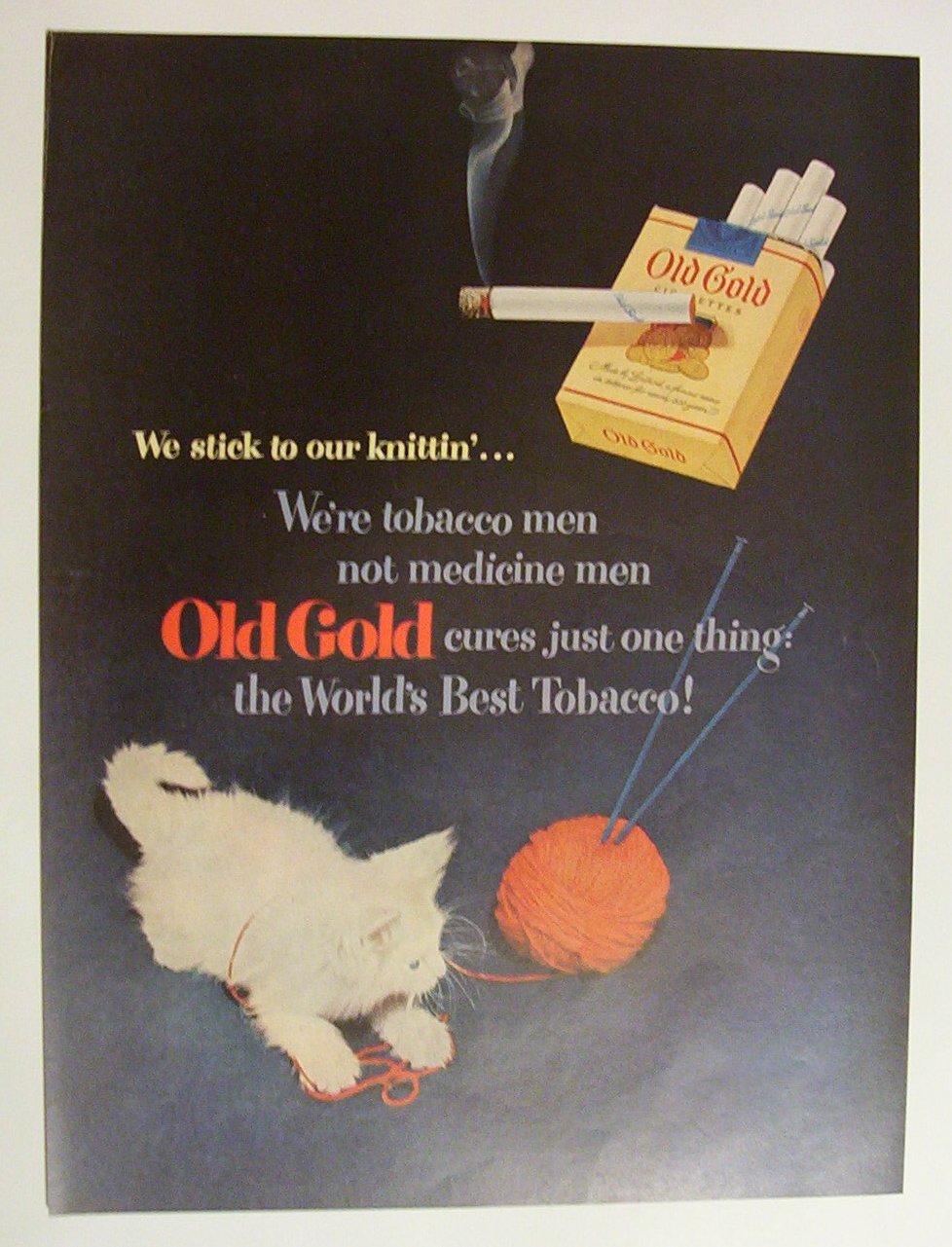 1951  Old  Gold  Cigarettes