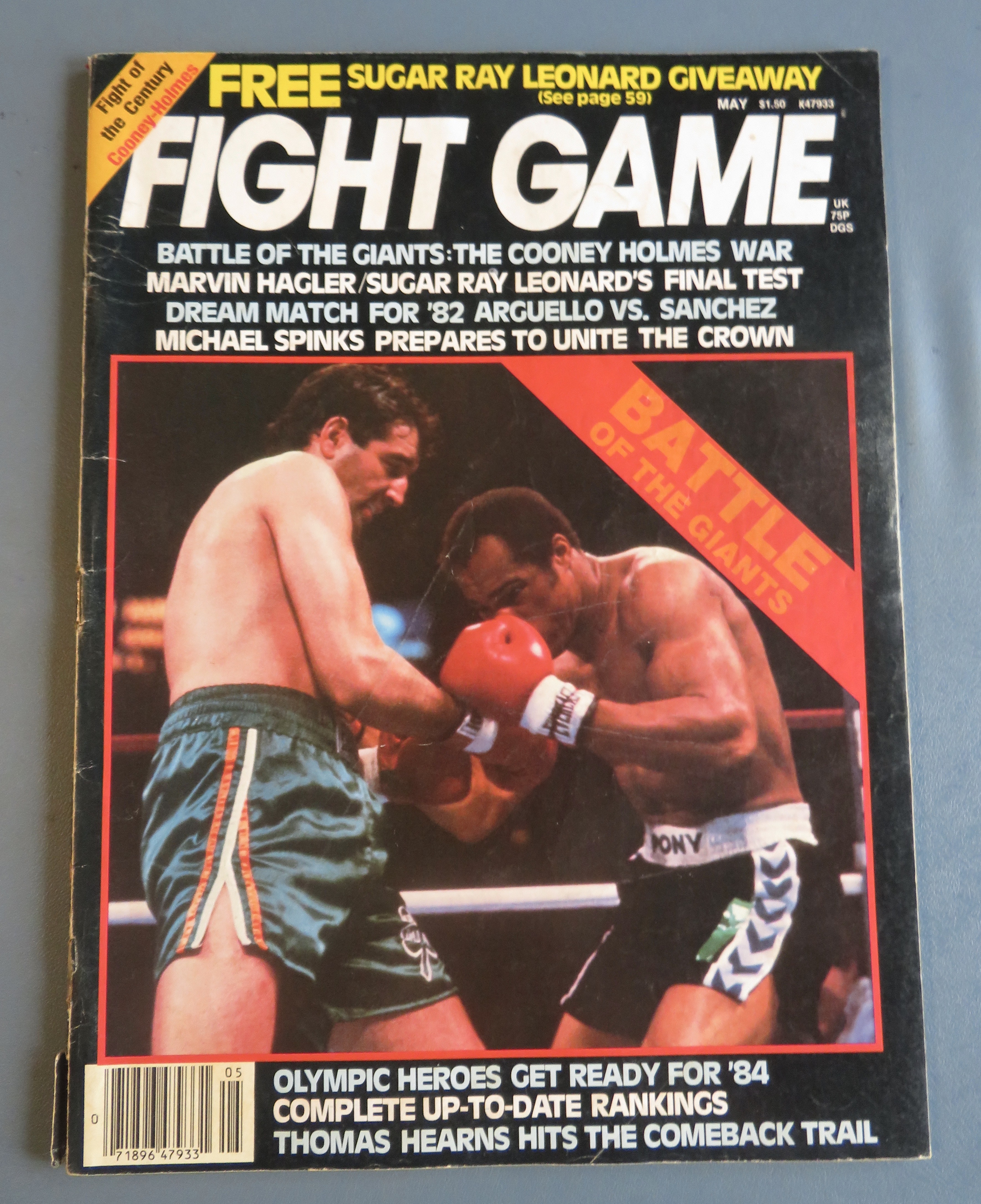 Fight Game Magazine May 1982 Cooney Holmes War