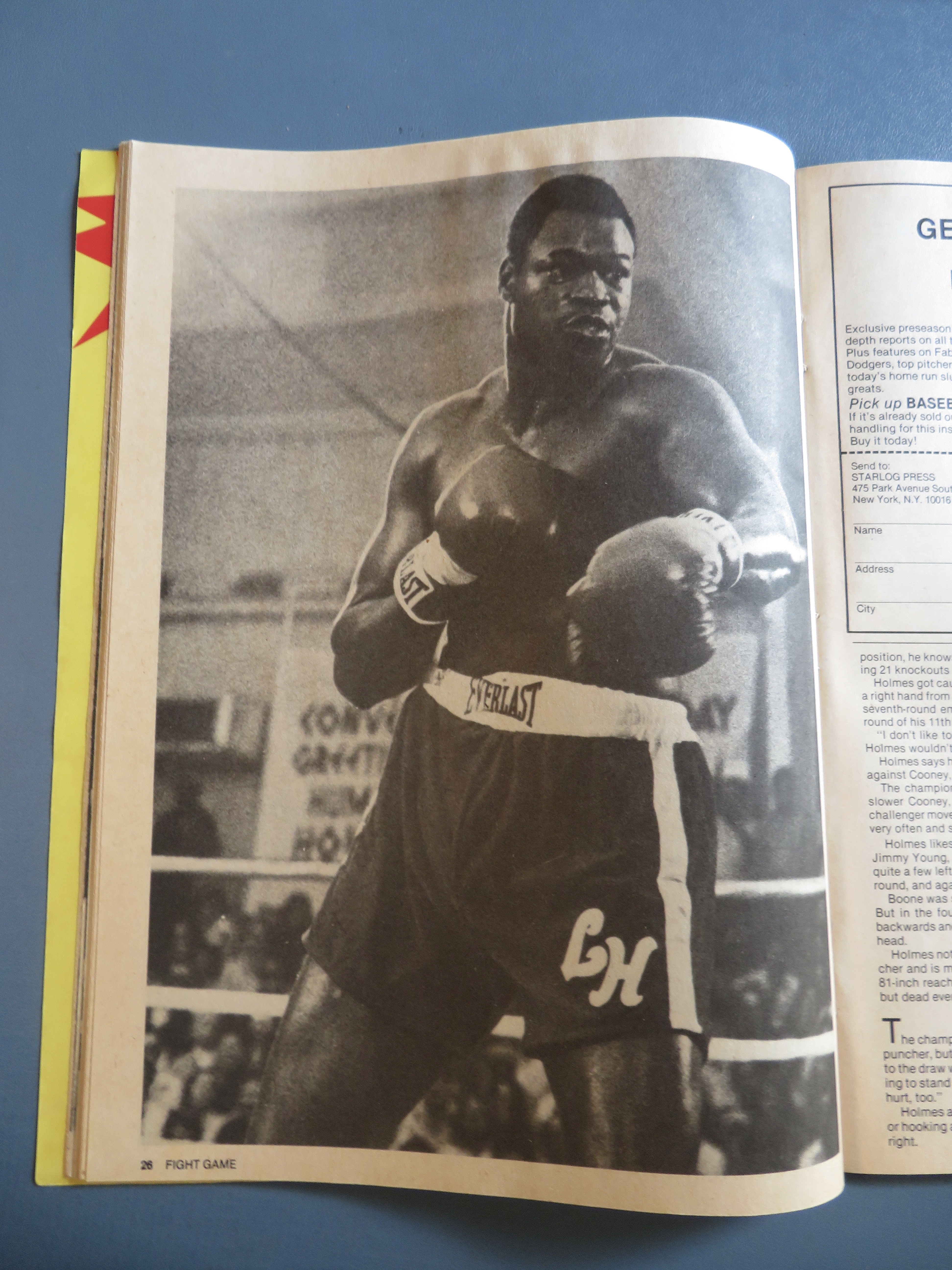 Fight Game Magazine May 1982 Cooney Holmes War