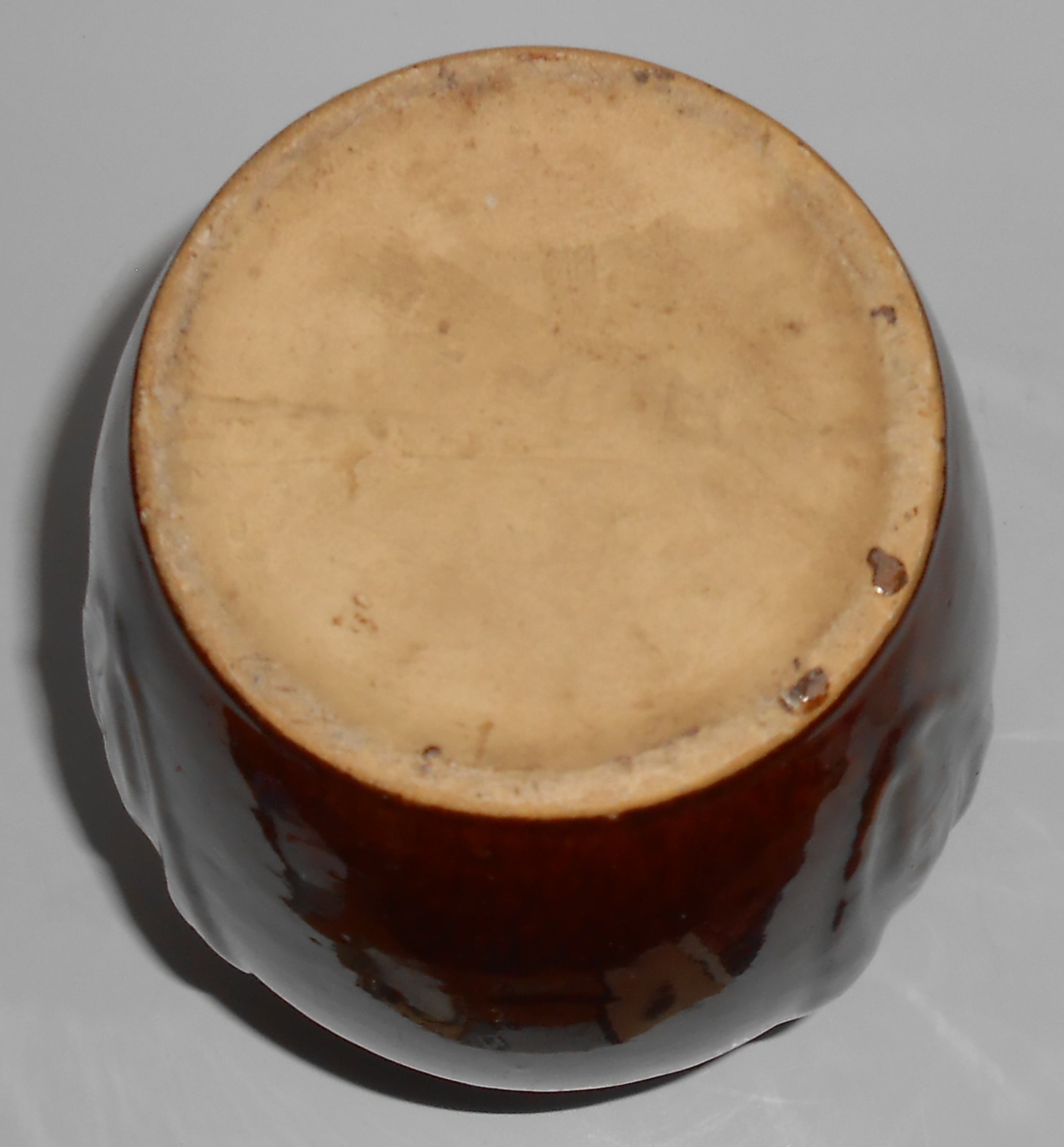 Zanesville Stoneware Pottery Gloss Brown #101 Vase