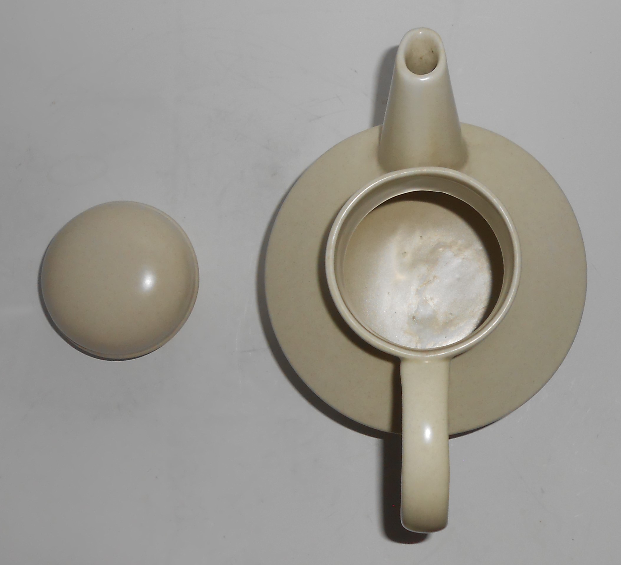 Midwinter Pottery Stonehenge Beige Mist Teapot w/Lid