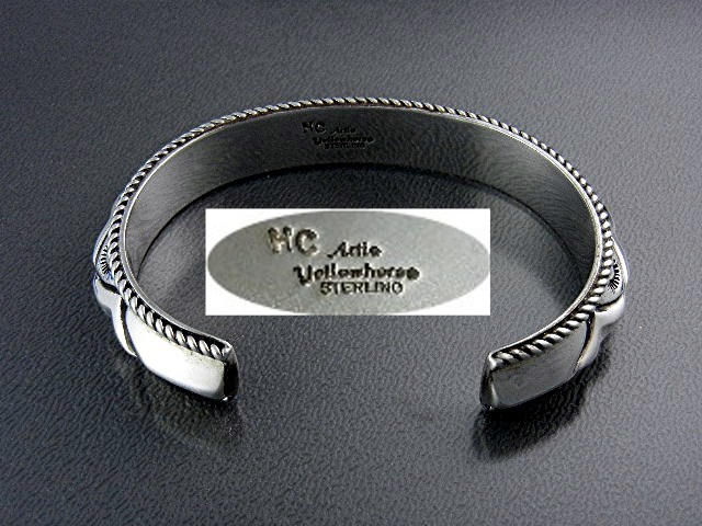 ARTIE YELLOWHORSE Sterling Silver Bracelet