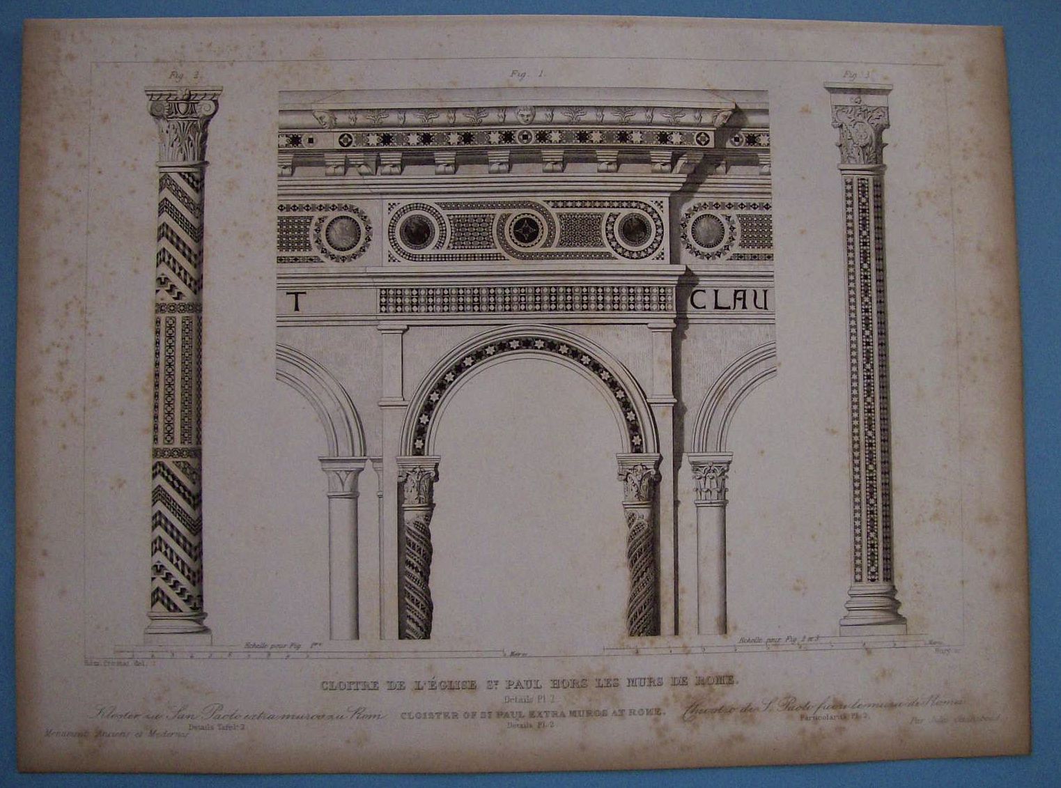Cloitre De L'Eglise St Paul Hors Les Murs De Rome