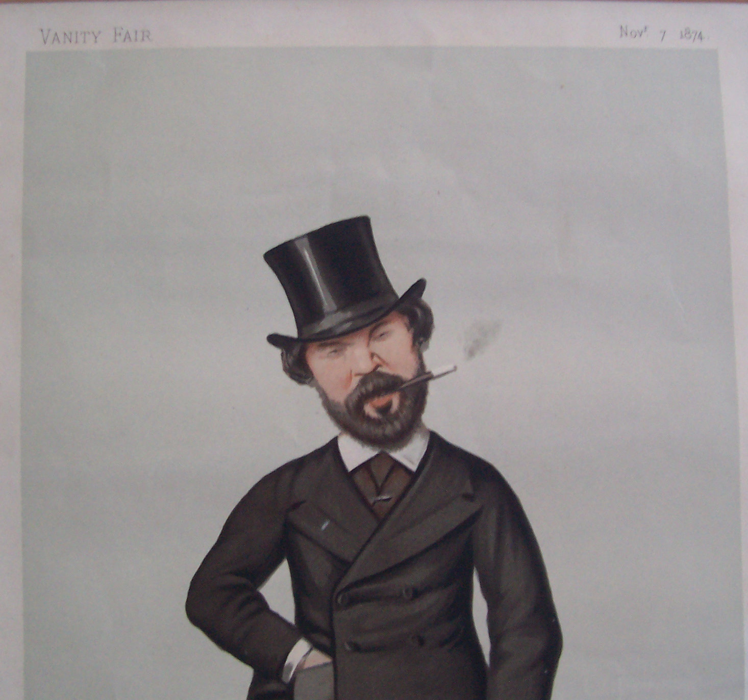 1874 Vanity Fair Ape Print Henry du Pre Labouchere